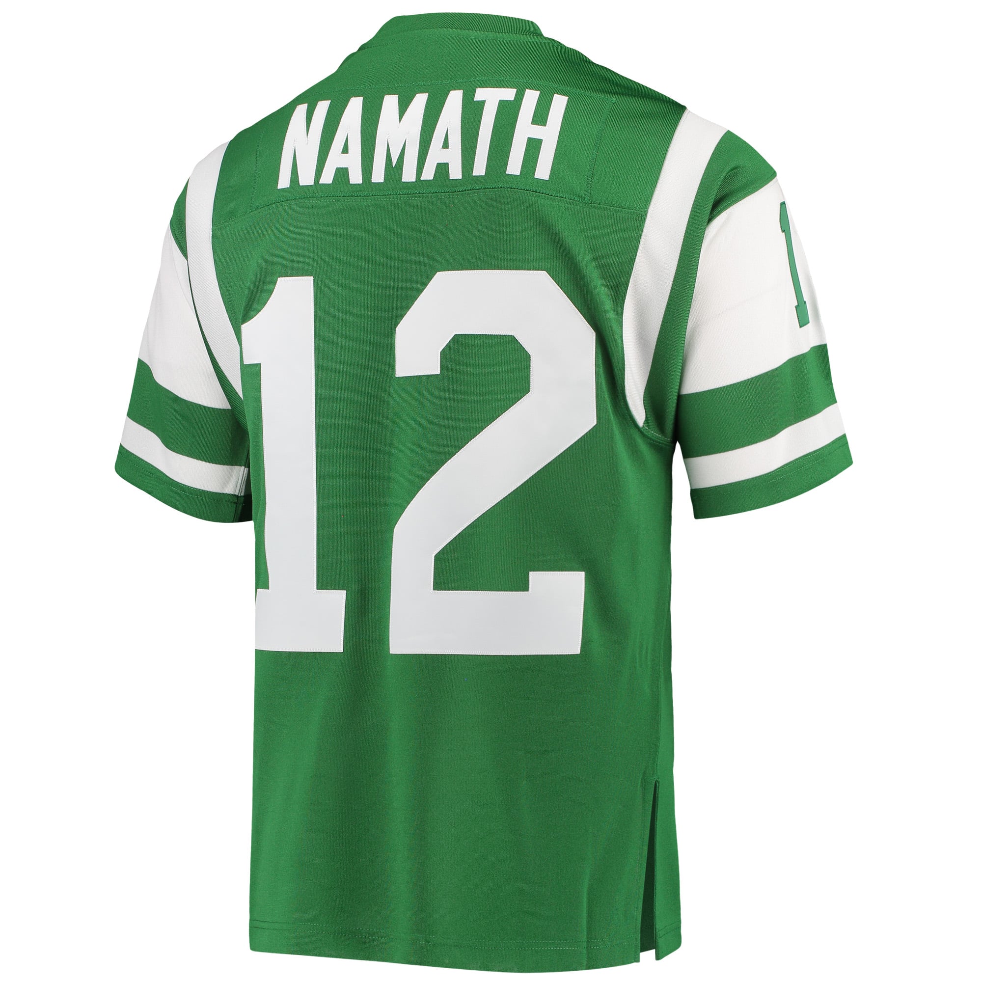 Joe Namath New York Jets 1968 Throwback Retired Player Jersey - Green - Image 4