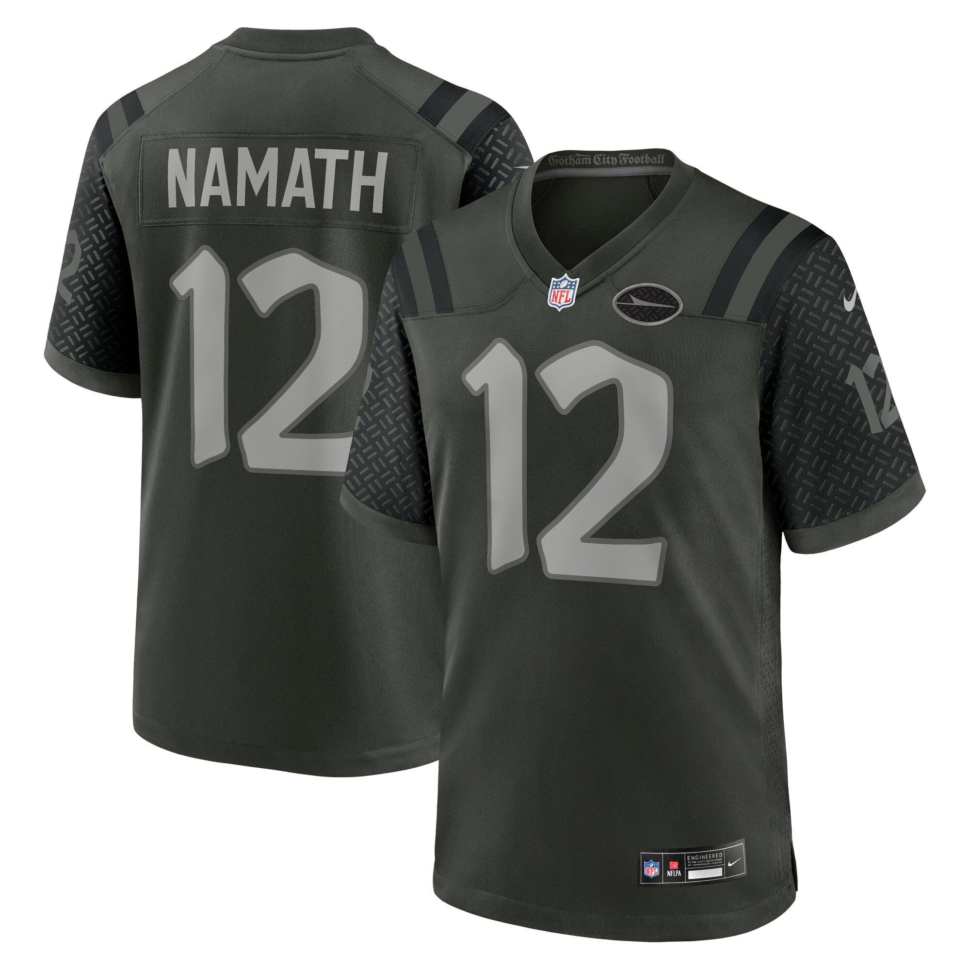 Joe Namath New York Jets 2025 Rivalries Collection Retired Player Game Jersey - Gotham Green - Image 2