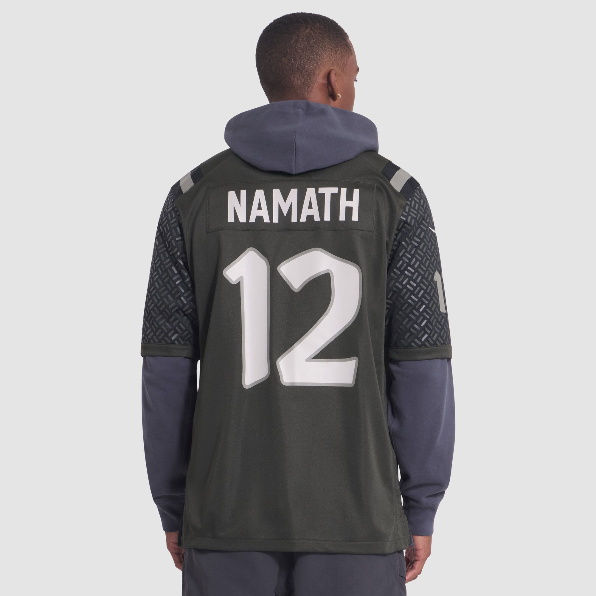 Joe Namath New York Jets 2025 Rivalries Collection Retired Player Game Jersey - Gotham Green - Image 6
