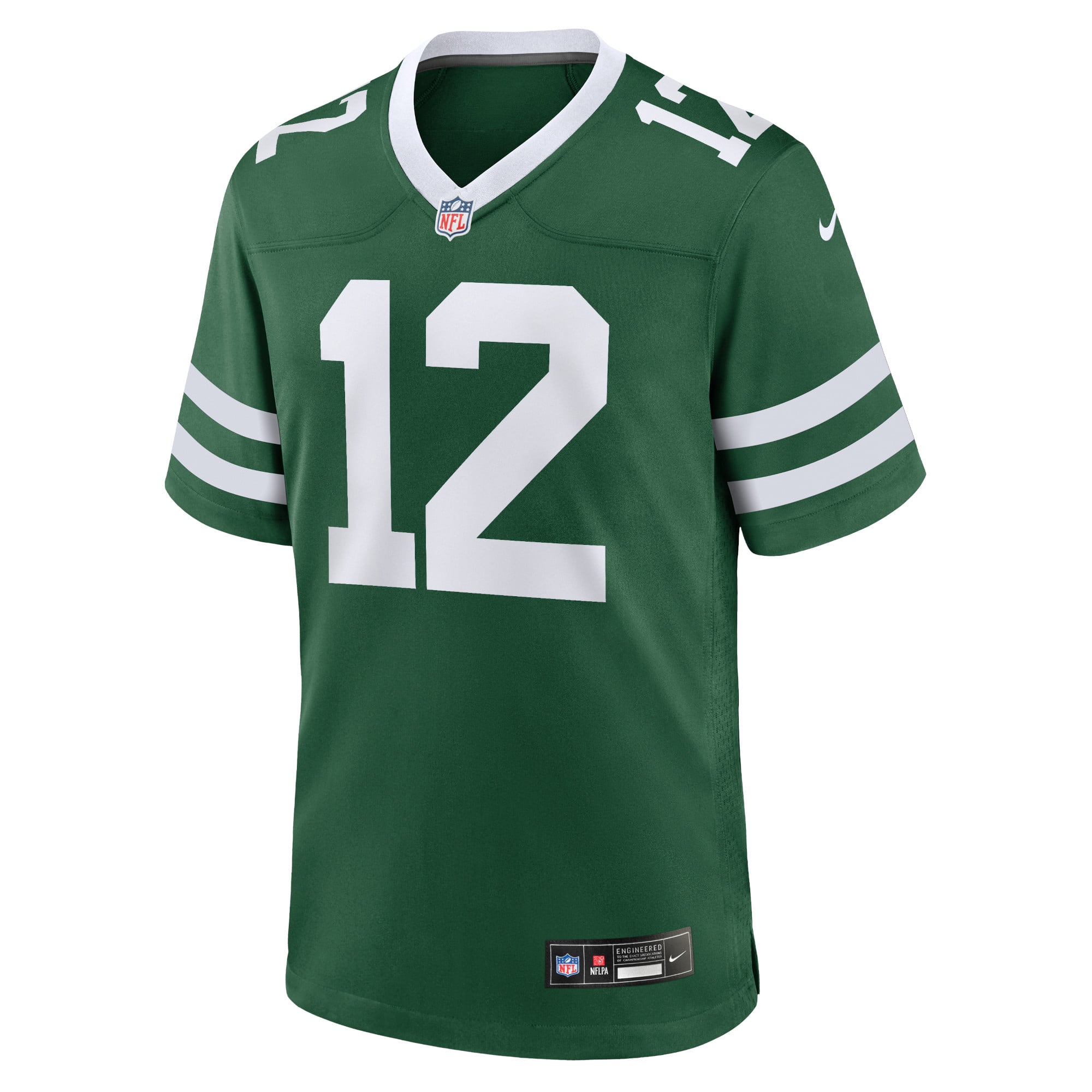Joe Namath New York Jets Classic Alternate Retired Player Game Jersey - Green - Image 3