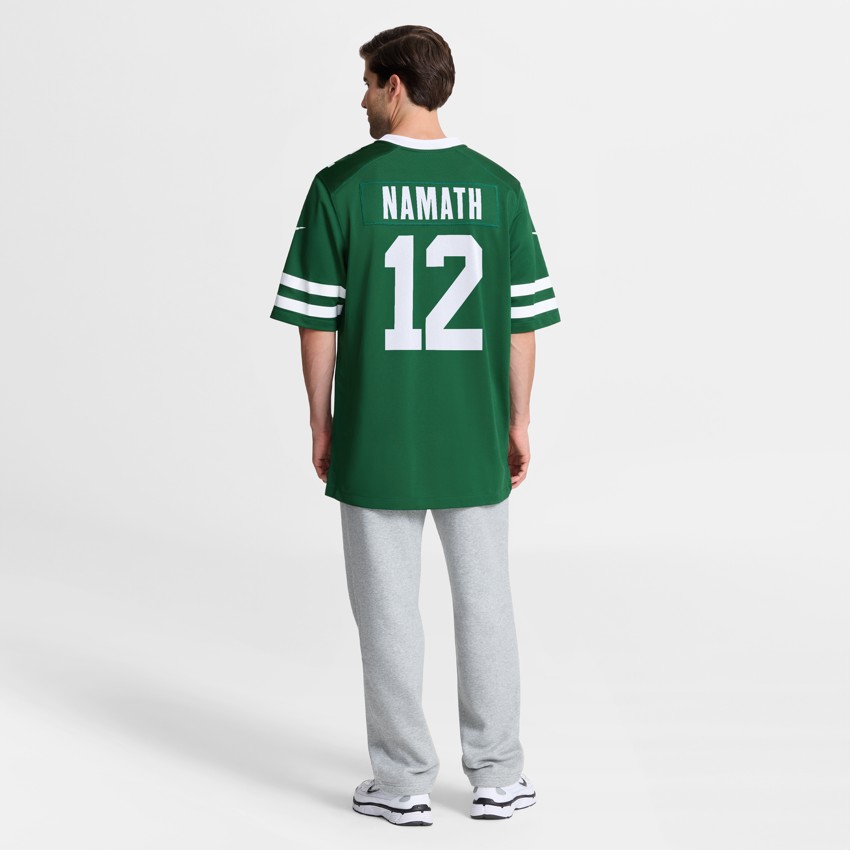 Joe Namath New York Jets Classic Alternate Retired Player Game Jersey - Green - Image 9