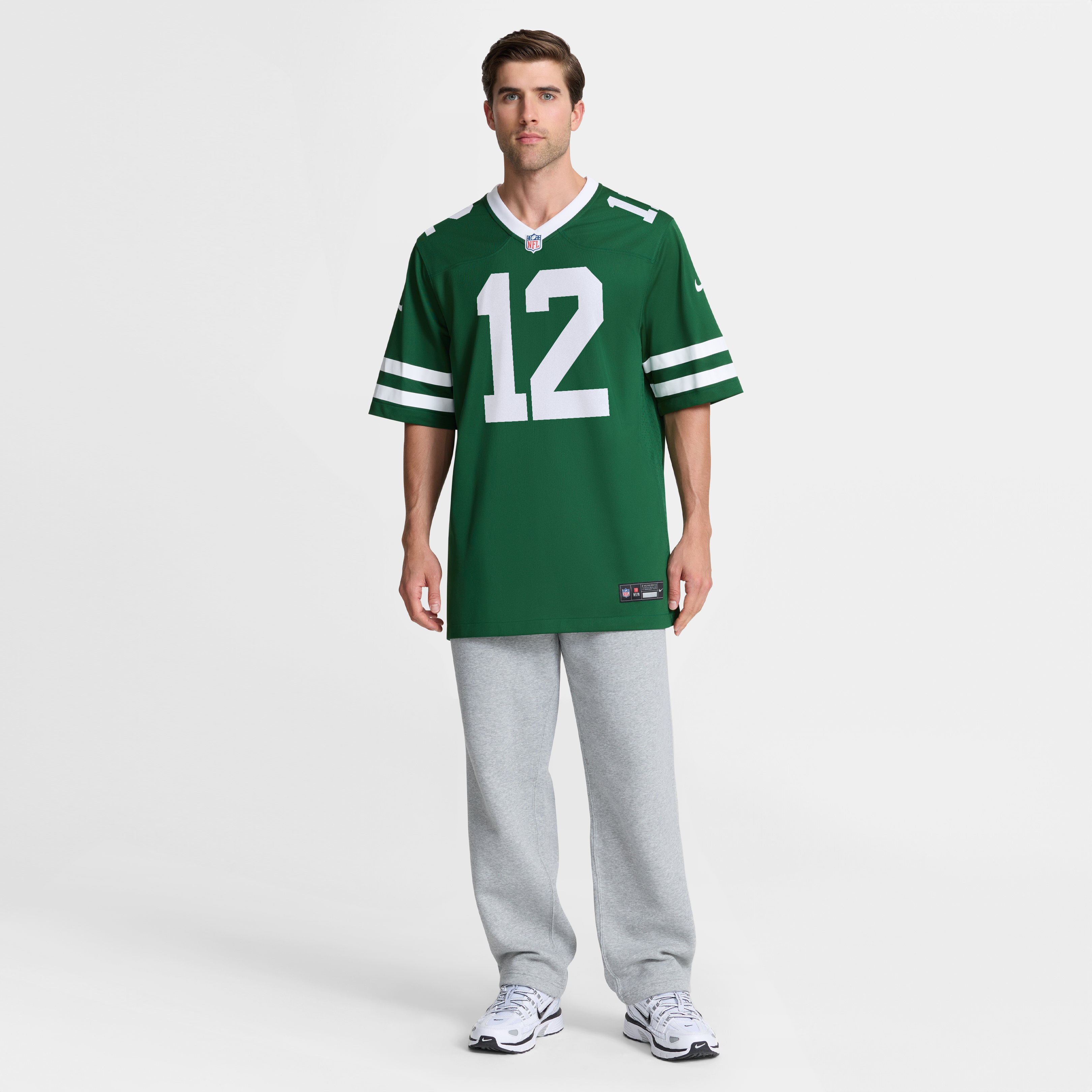 Joe Namath New York Jets Classic Alternate Retired Player Game Jersey - Green - Image 8