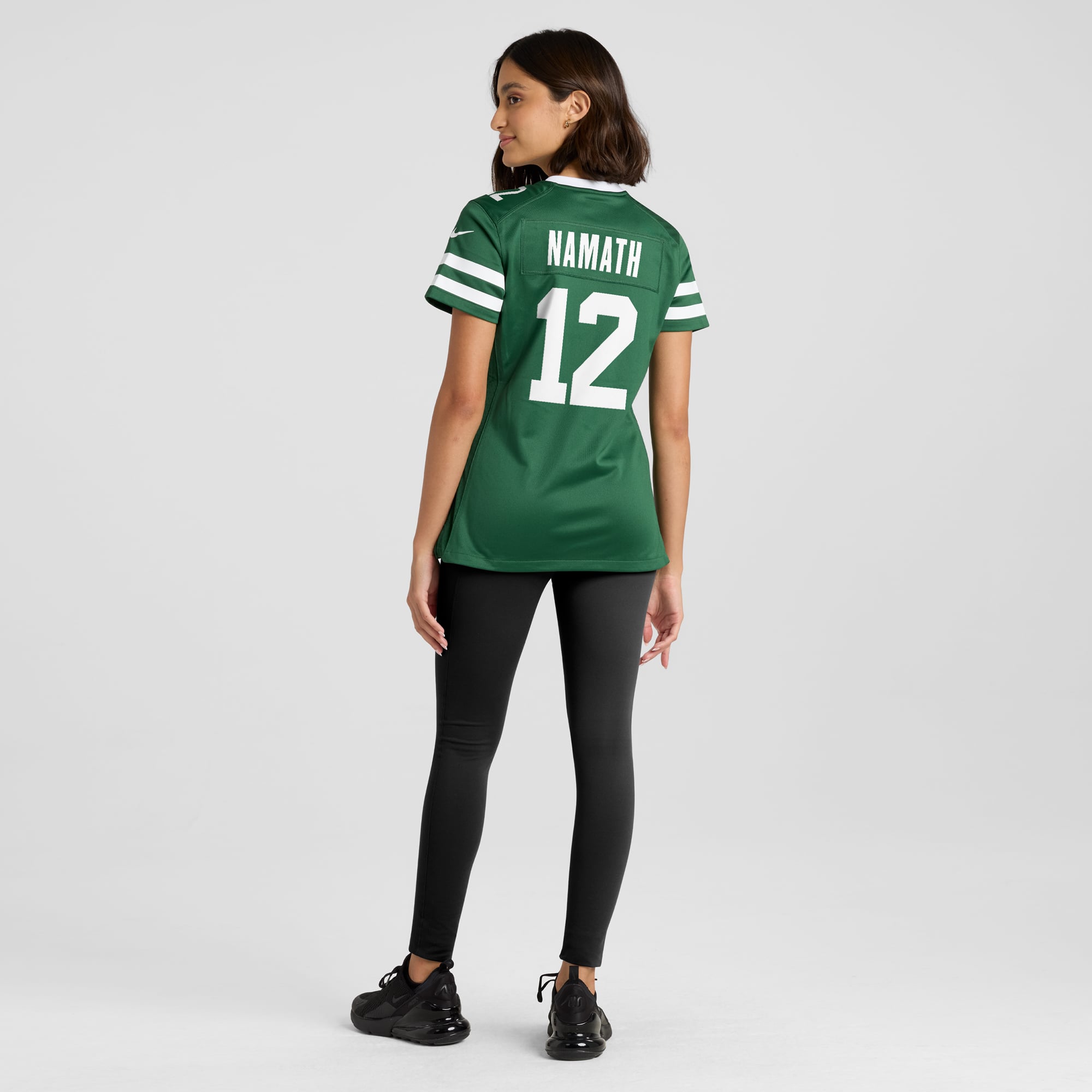 Joe Namath New York Jets Women's Classic Alternate Retired Player Game Jersey - Green - Image 6