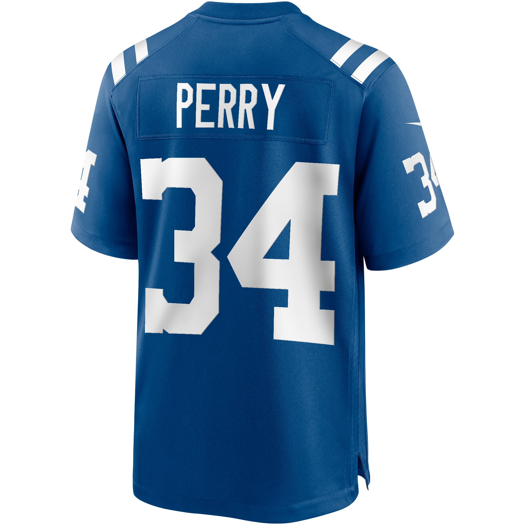 Joe Perry Indianapolis Colts Game Retired Player Jersey - Royal - Image 4