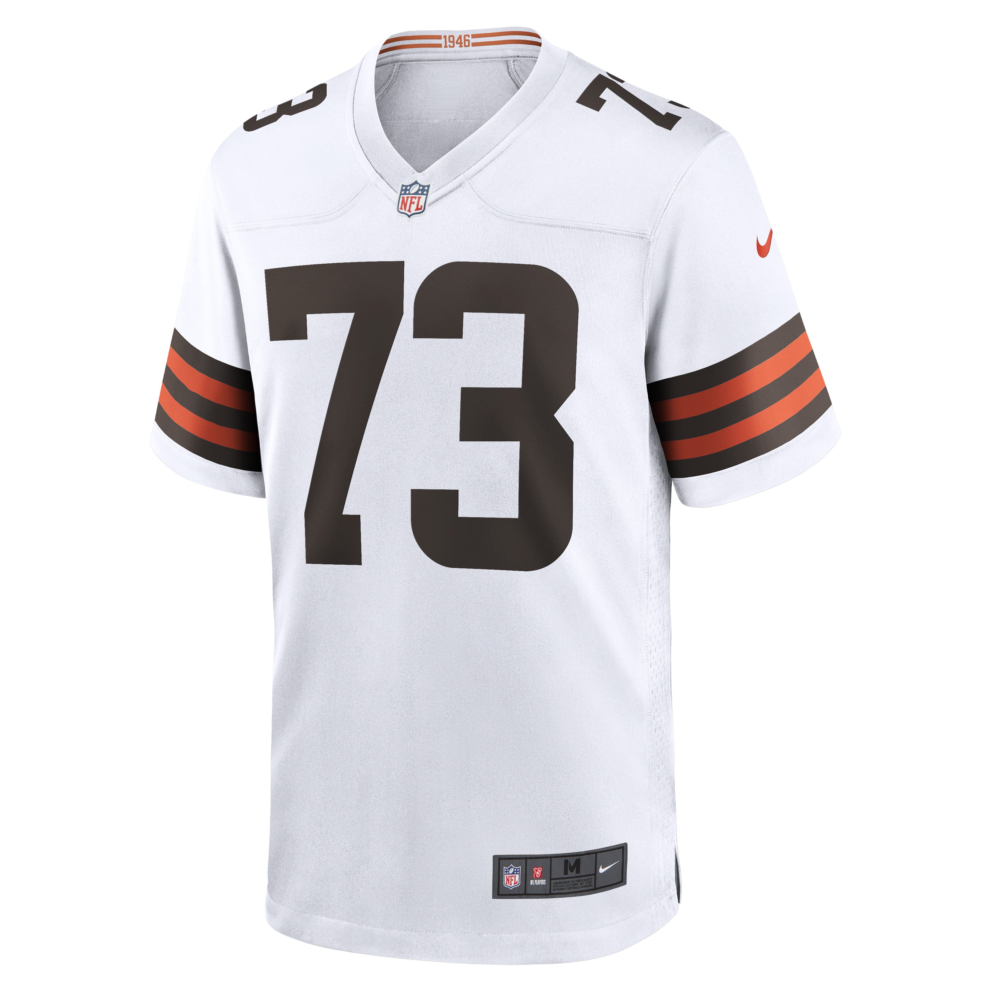 Joe Thomas Cleveland Browns Retired Game Player Jersey - White - Image 3