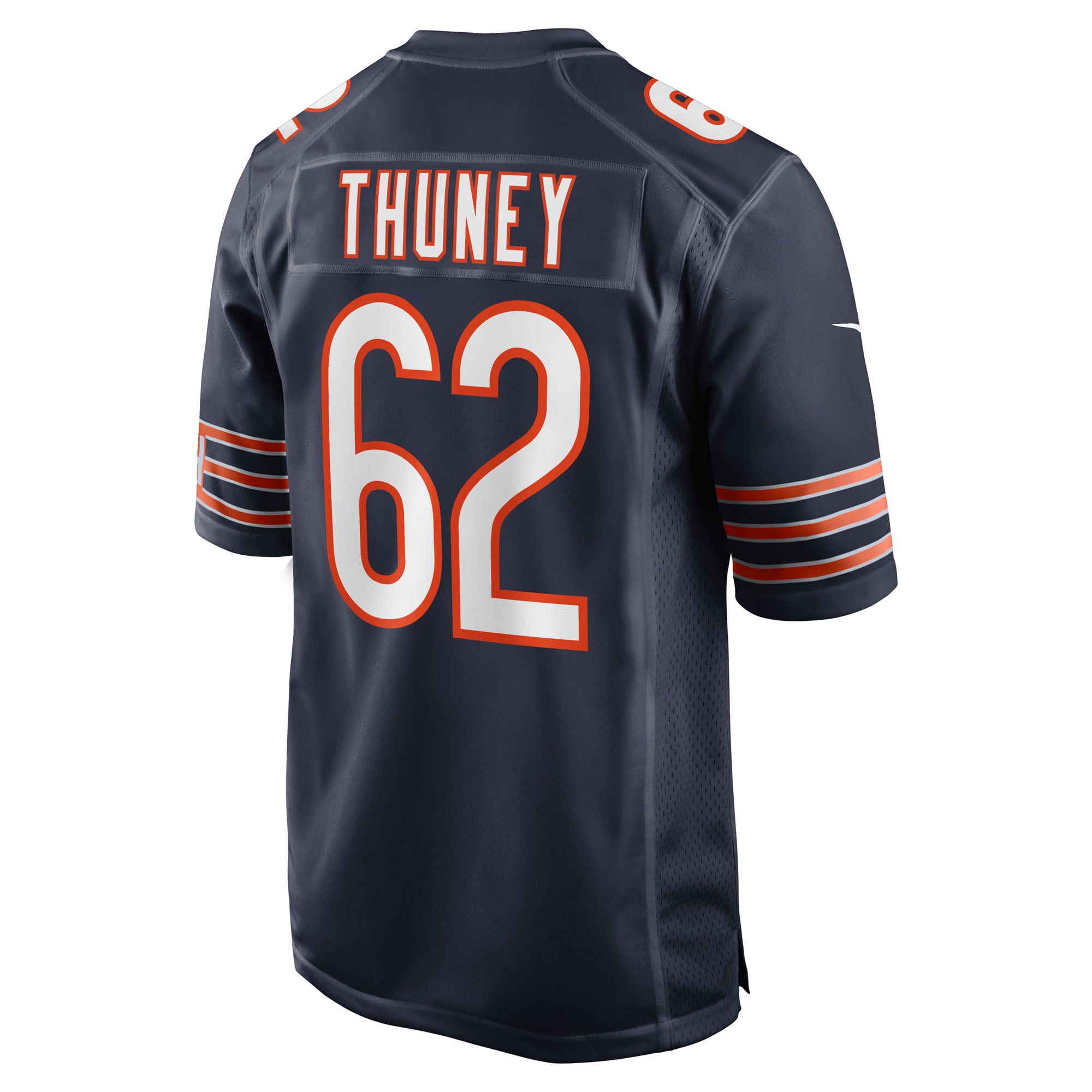 Joe Thuney Chicago Bears Team Game Jersey - Navy - Image 4
