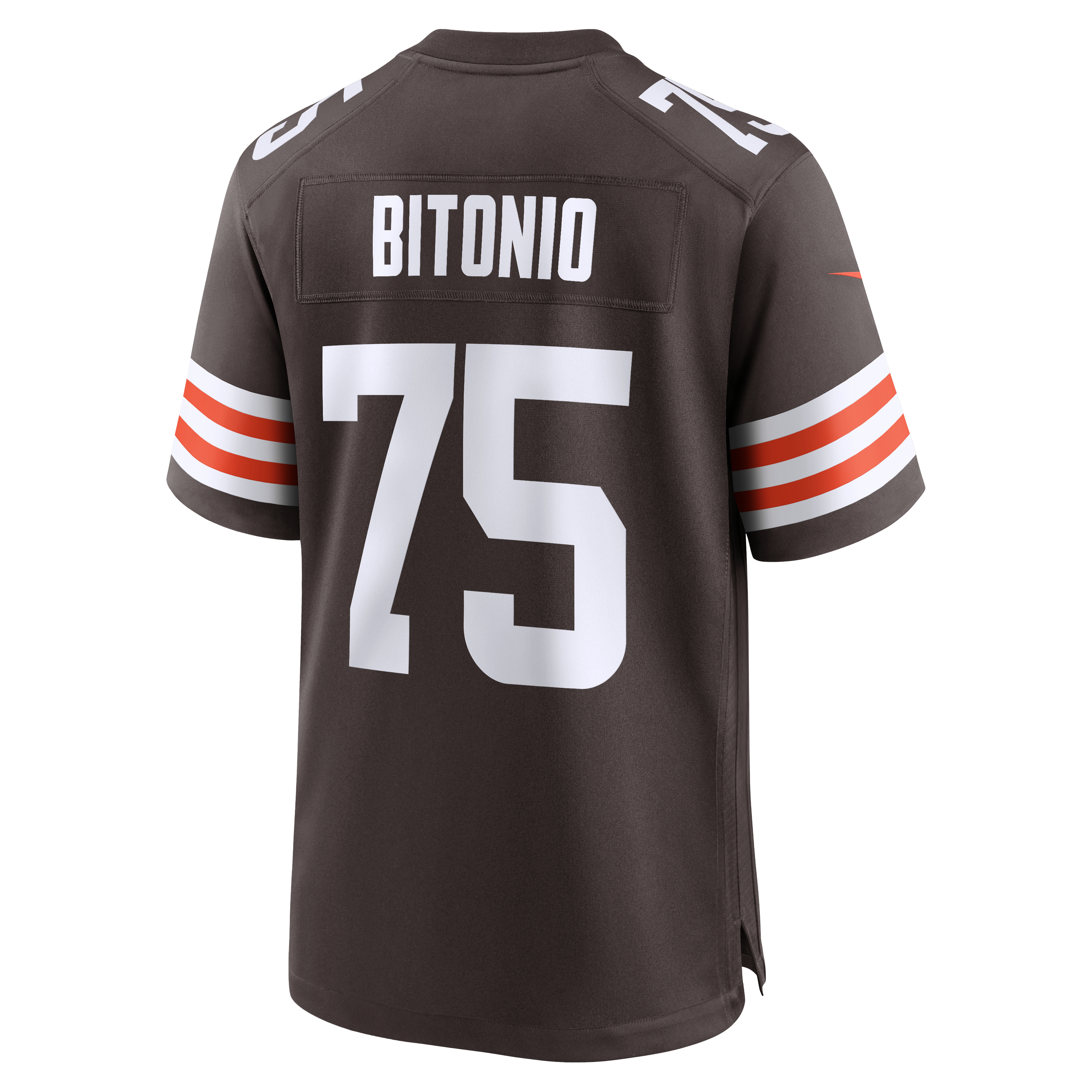 Joel Bitonio Cleveland Browns Game Jersey - Brown - Image 4