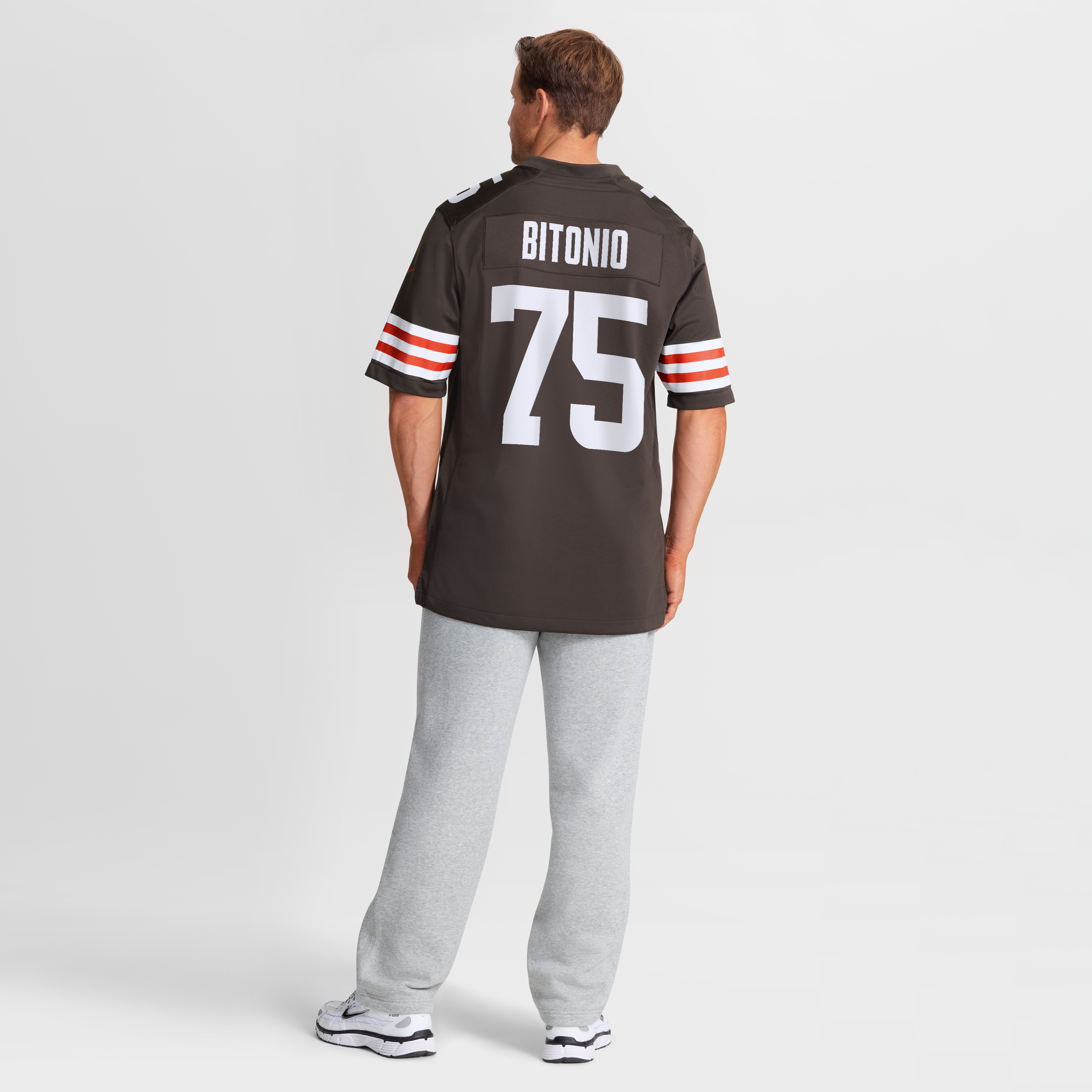 Joel Bitonio Cleveland Browns Game Jersey - Brown - Image 9