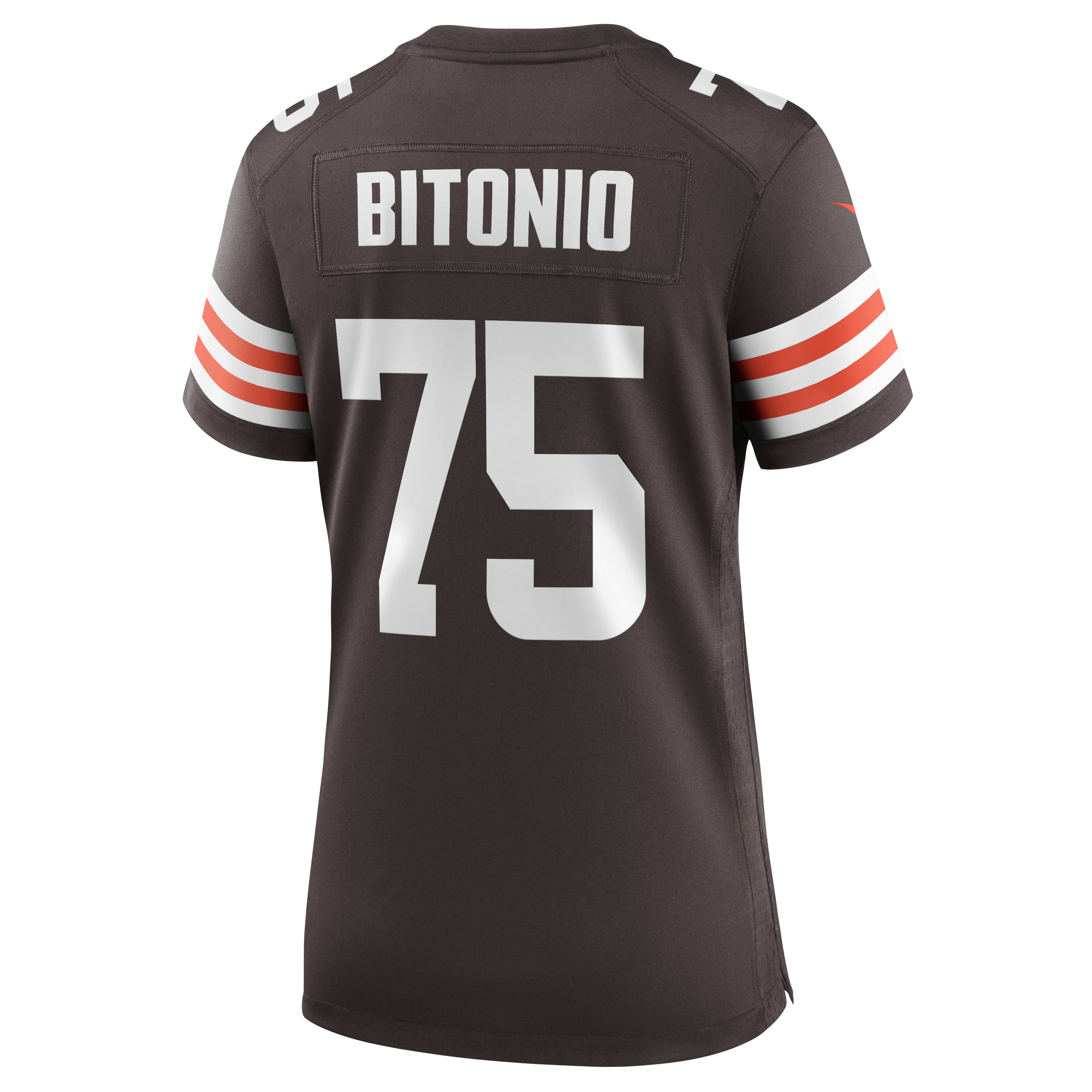 Joel Bitonio Cleveland Browns Women's Game Jersey - Brown - Image 4