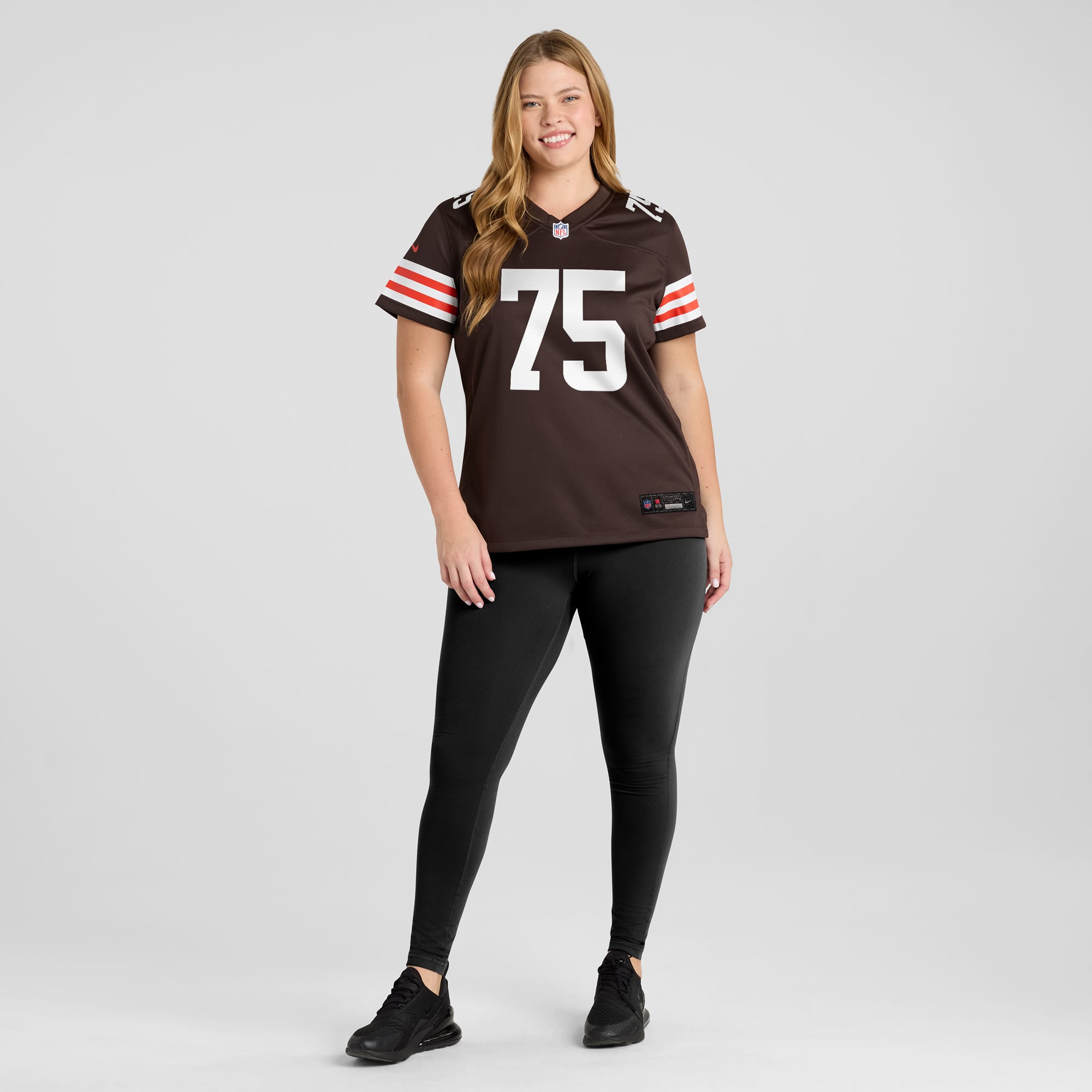 Joel Bitonio Cleveland Browns Women's Game Jersey - Brown - Image 7