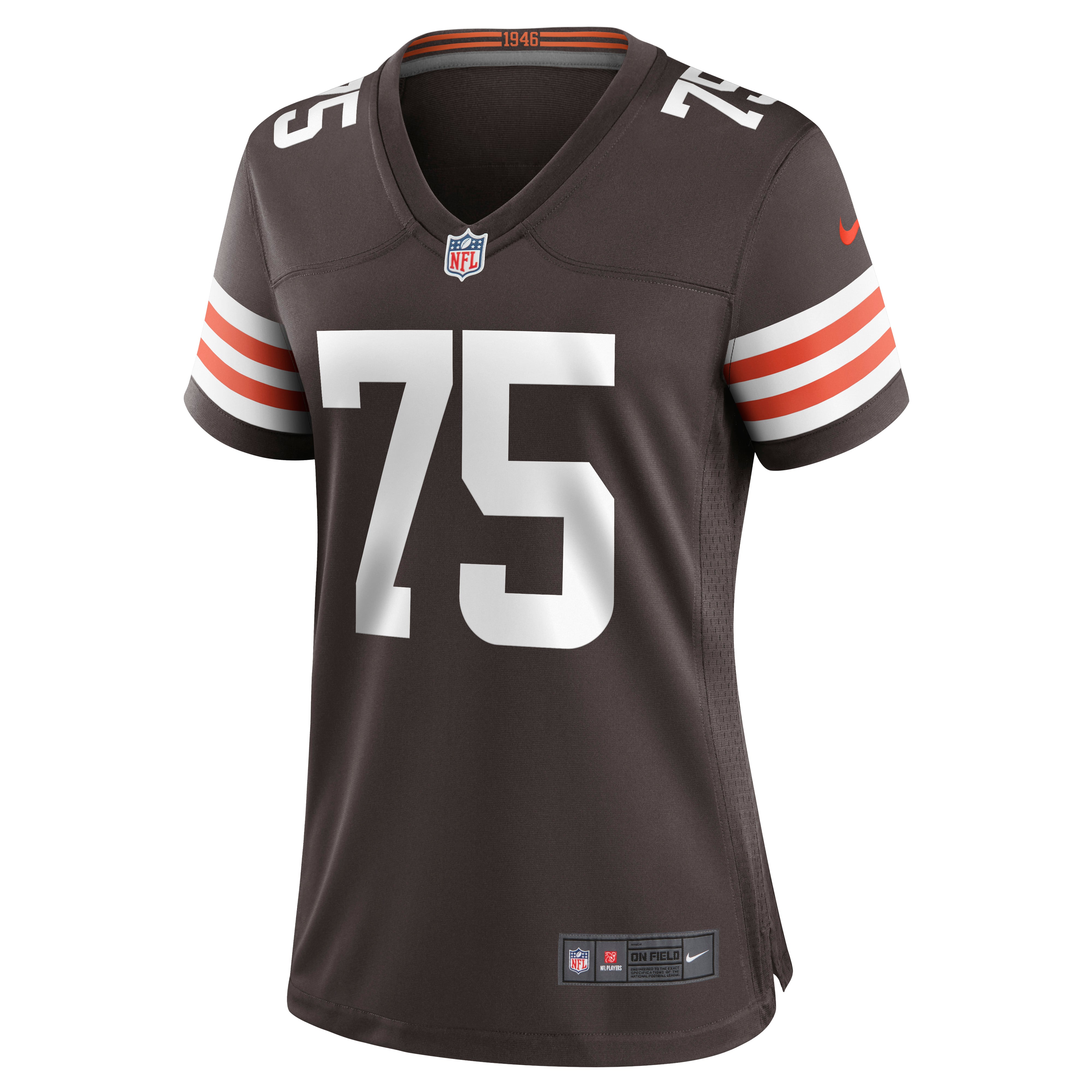Joel Bitonio Cleveland Browns Women's Game Jersey - Brown - Image 3