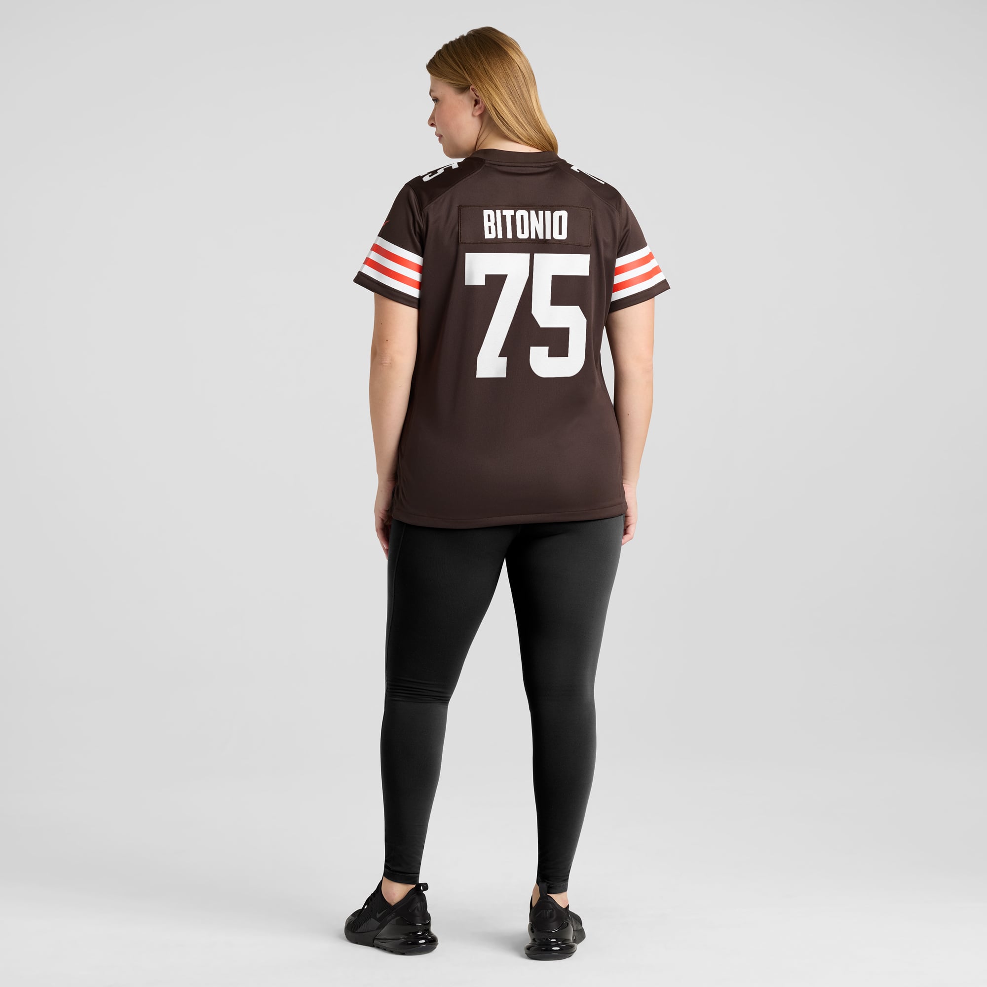 Joel Bitonio Cleveland Browns Women's Game Jersey - Brown - Image 8