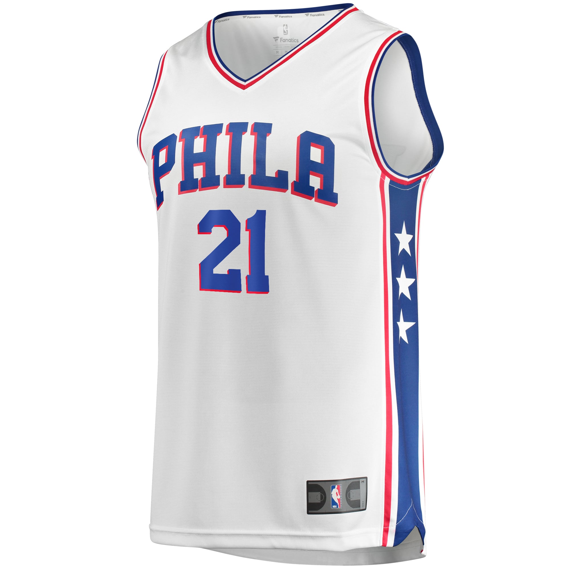Joel Embiid Philadelphia 76ers Jersey - Association Edition - White - Image 3