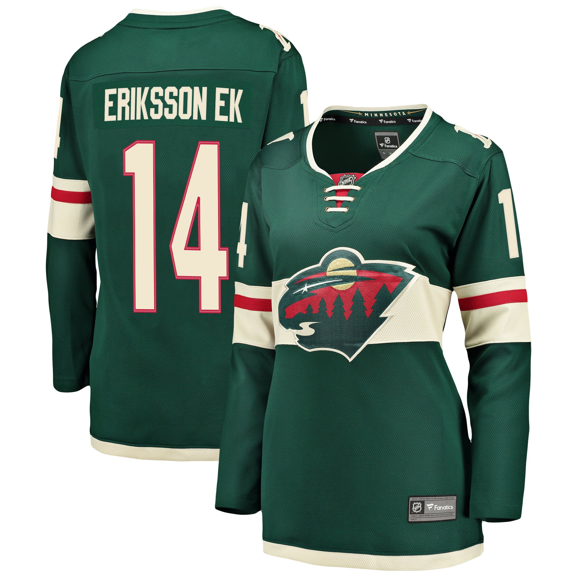 Joel Eriksson Ek Minnesota Wild Women's Breakaway Player Jersey - Green