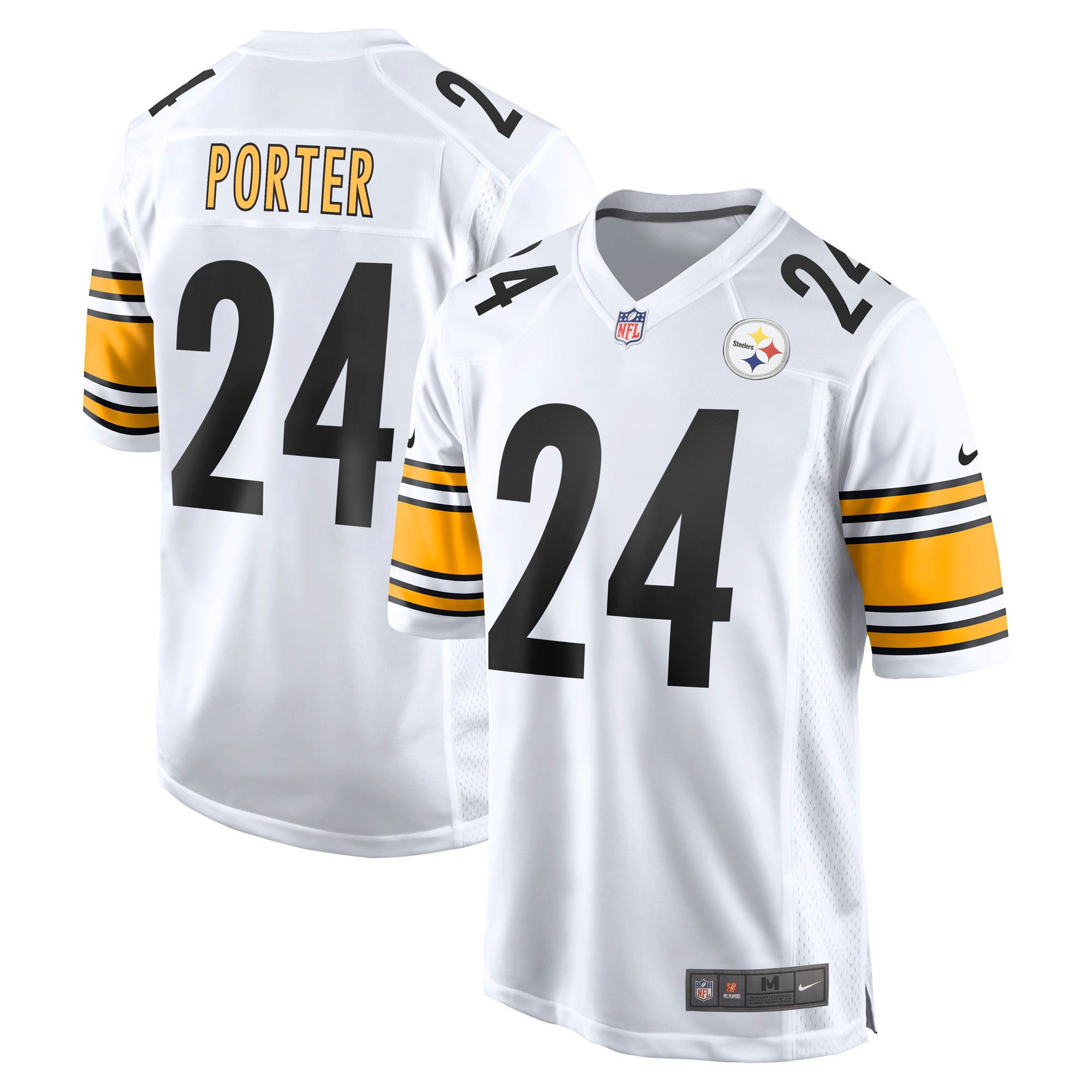 Joey Porter Jr. Pittsburgh Steelers Away Game Jersey - White - Image 2