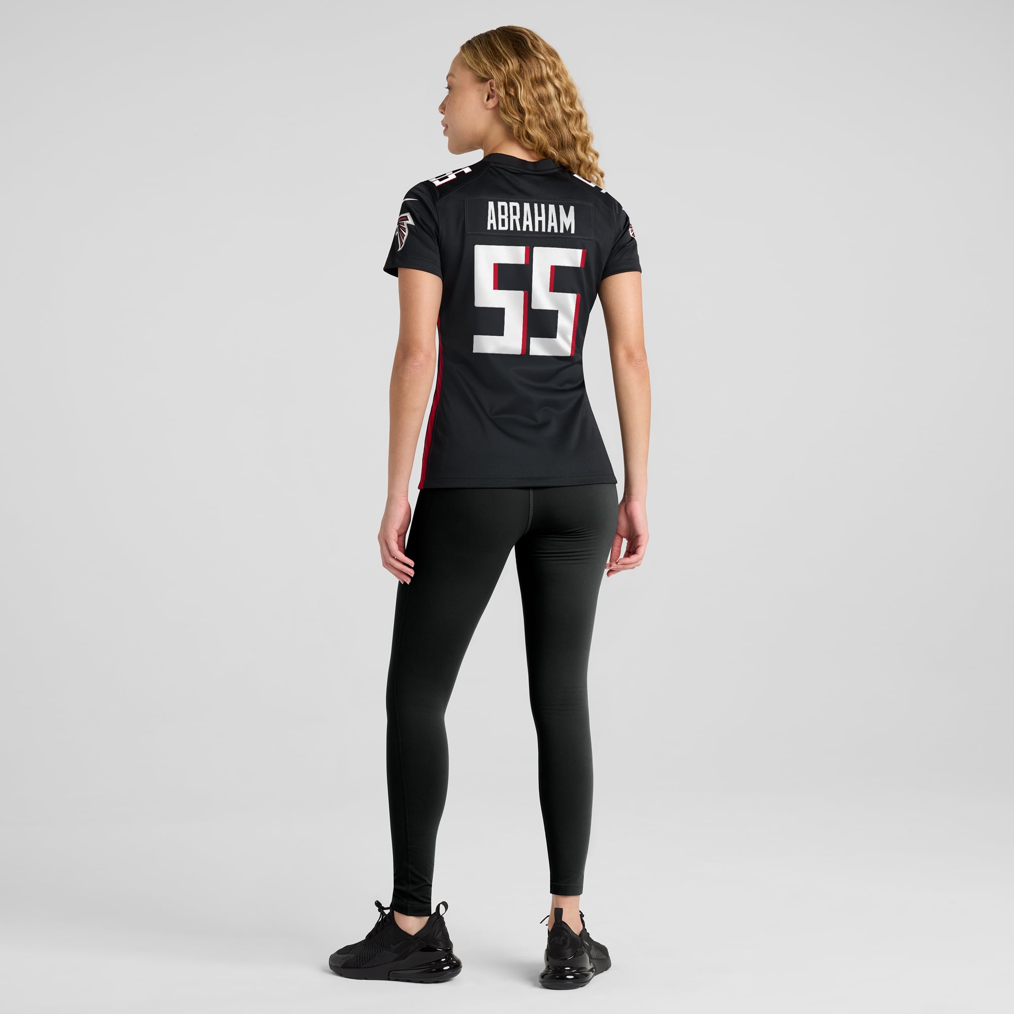 John Abraham Atlanta Falcons Women's Game Retired Player Jersey - Black - Image 6