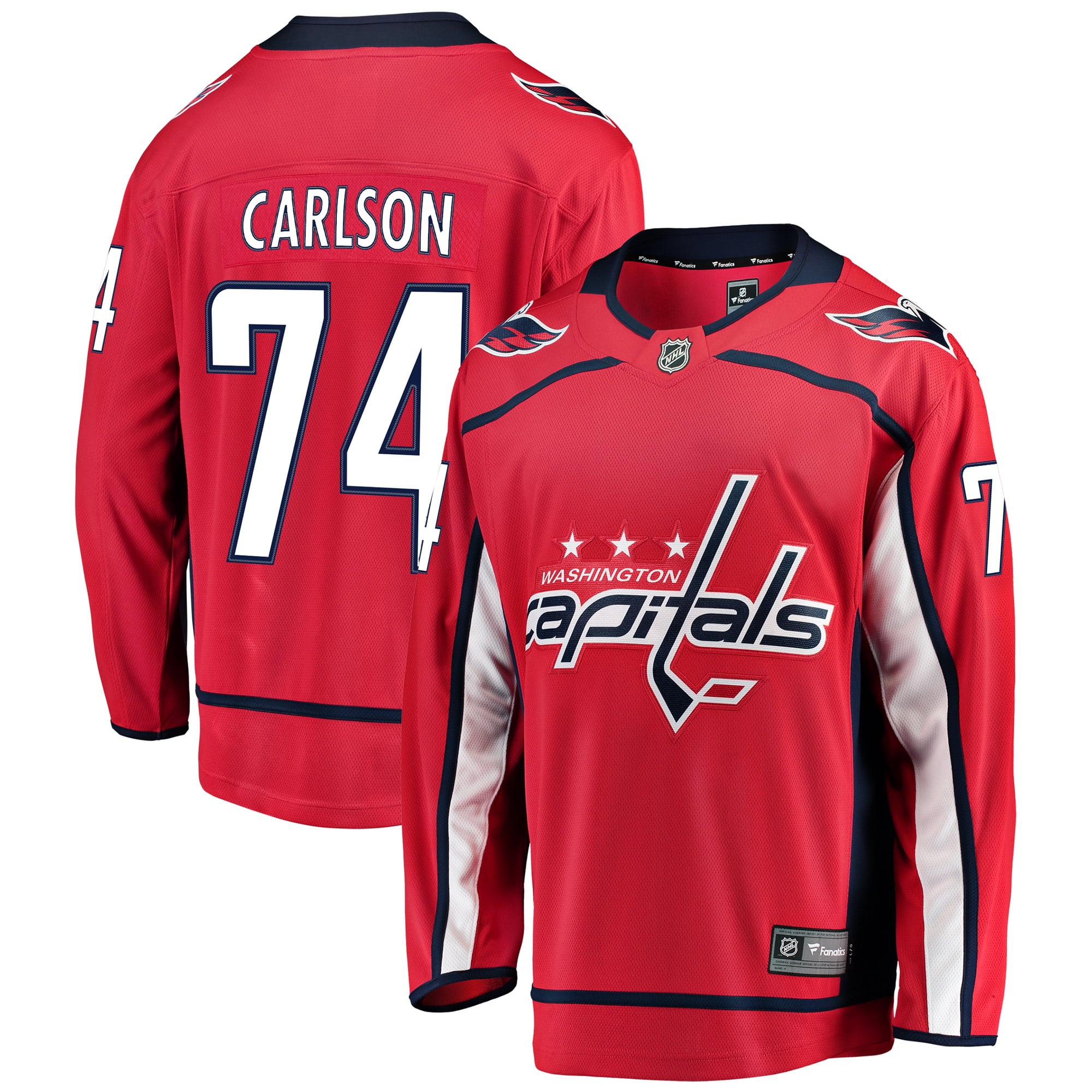 John Carlson Washington Capitals Home Breakaway Player Jersey - Red - Image 2