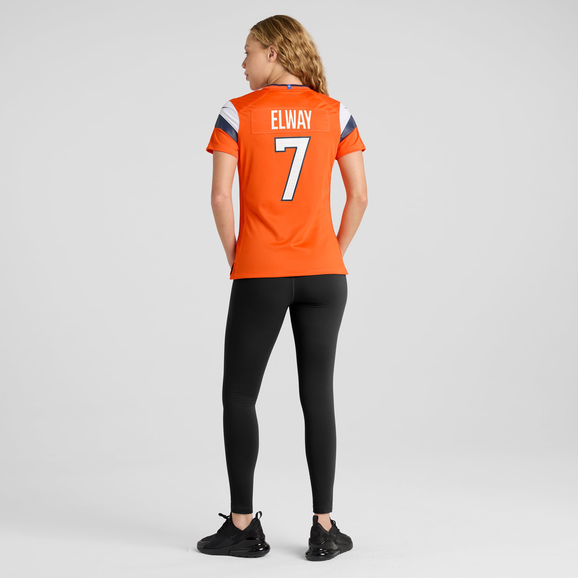 John Elway Denver Broncos Women's Team Retired Player Game Jersey - Orange - Image 6