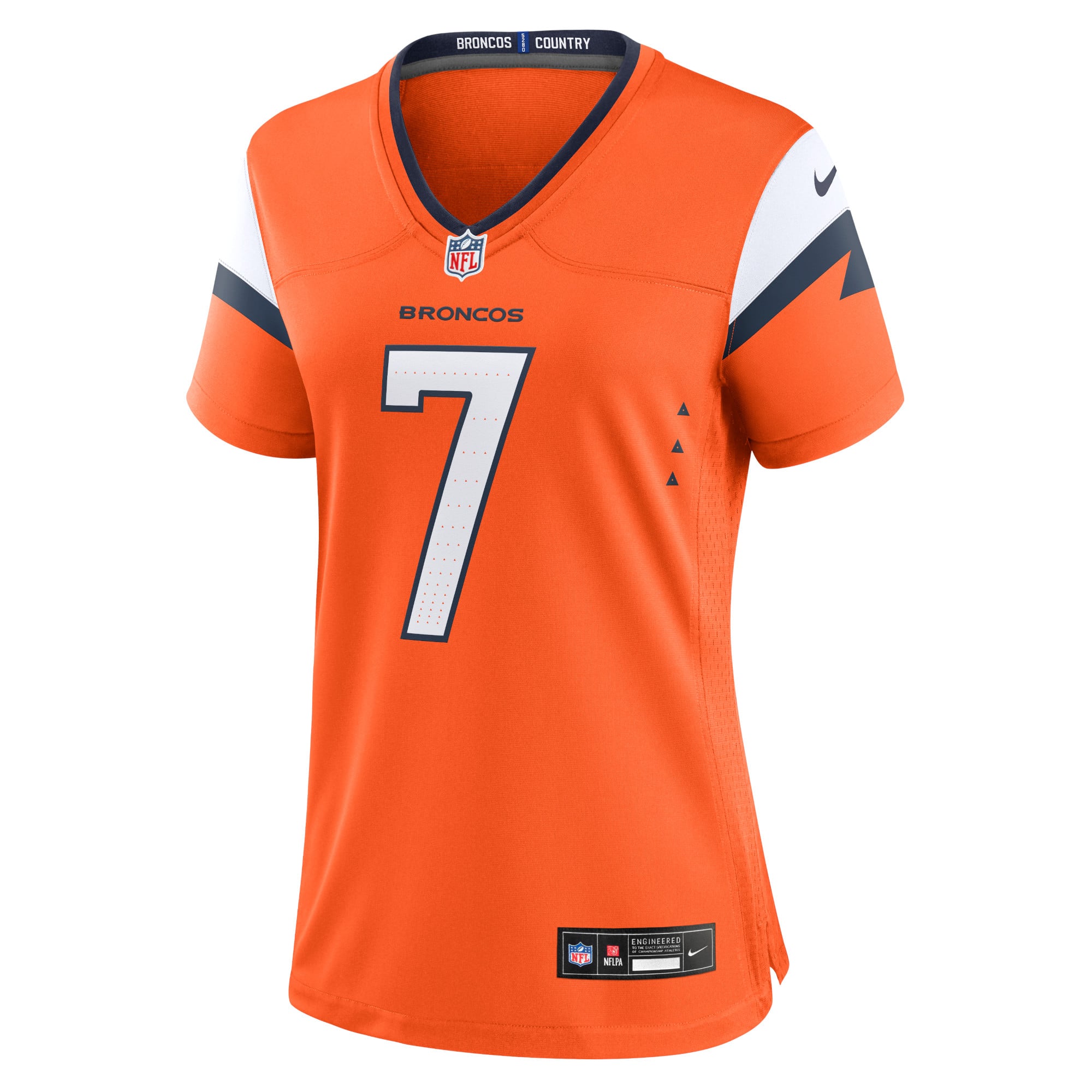 John Elway Denver Broncos Women's Team Retired Player Game Jersey - Orange - Image 3