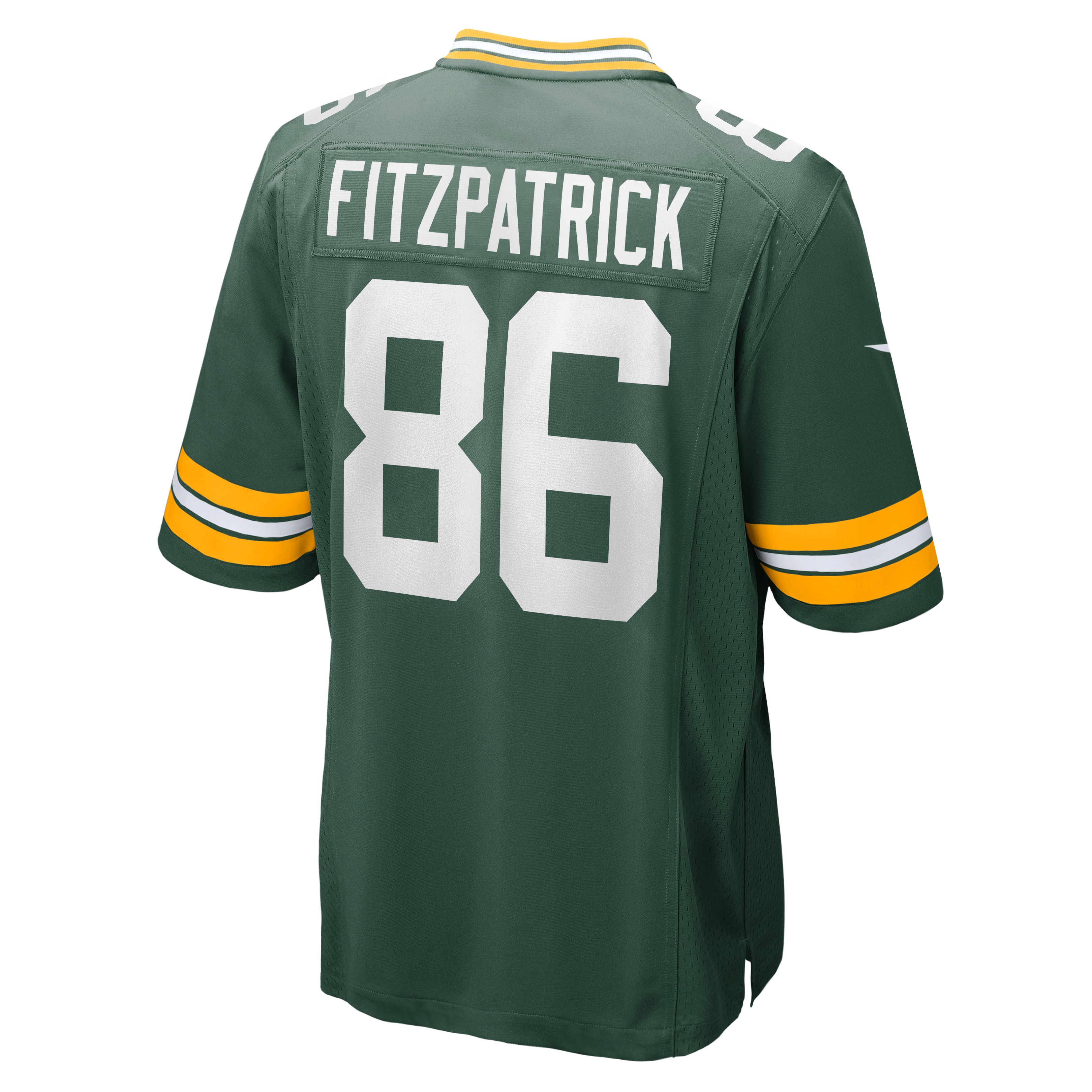 John FitzPatrick Green Bay Packers Team Game Jersey - Green - Image 4