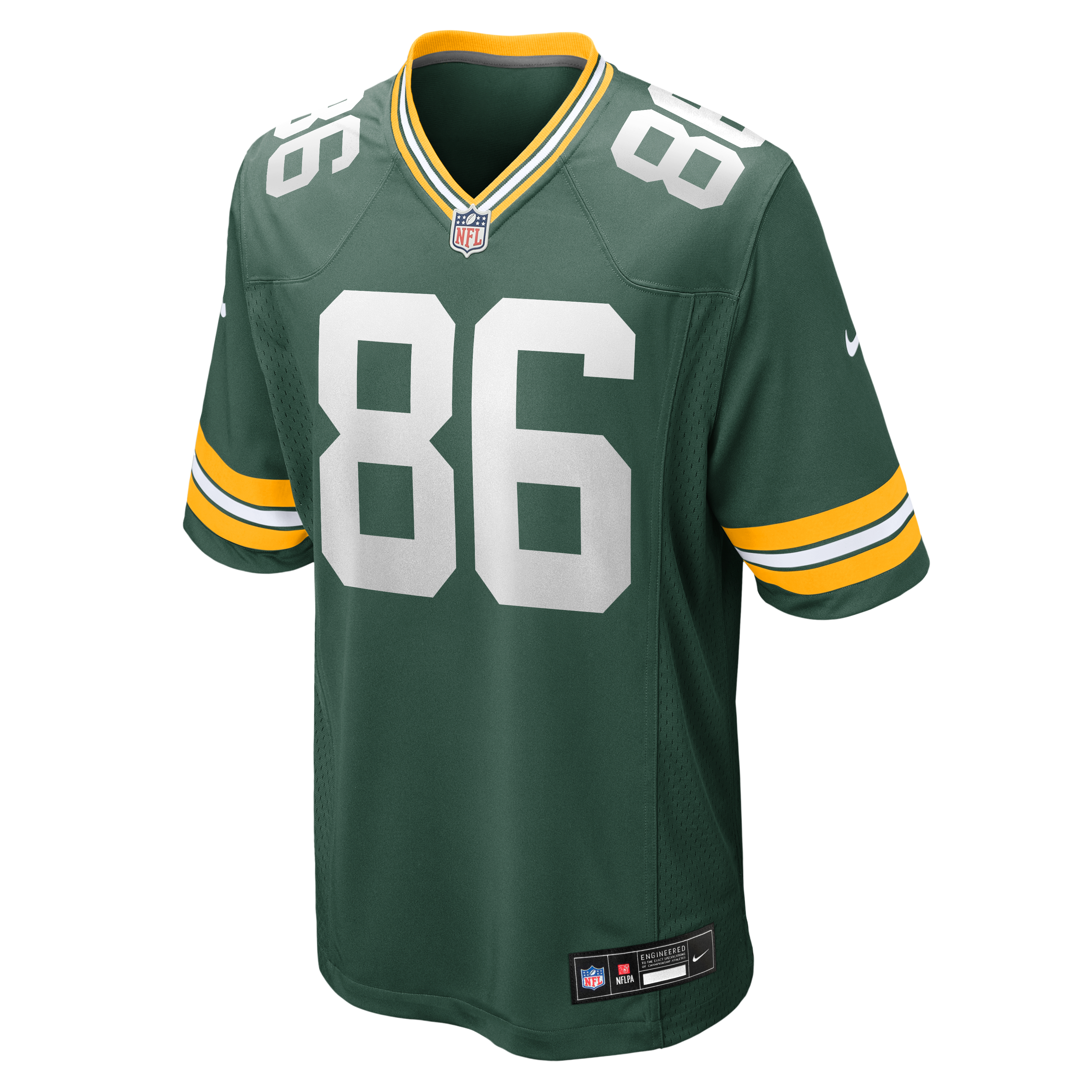 John FitzPatrick Green Bay Packers Team Game Jersey - Green - Image 3