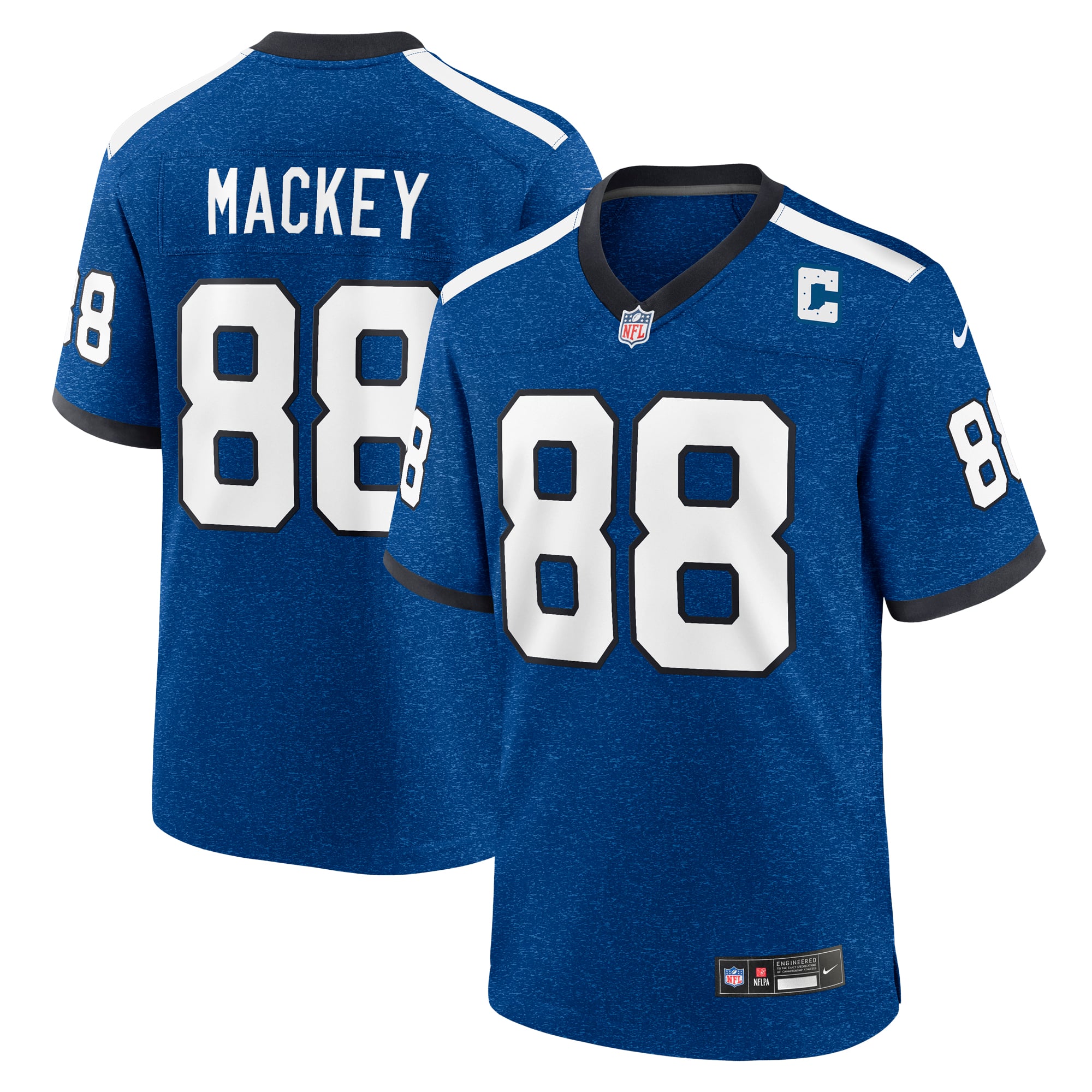 John Mackey Indianapolis Colts Game Retired Player Jersey - Blue