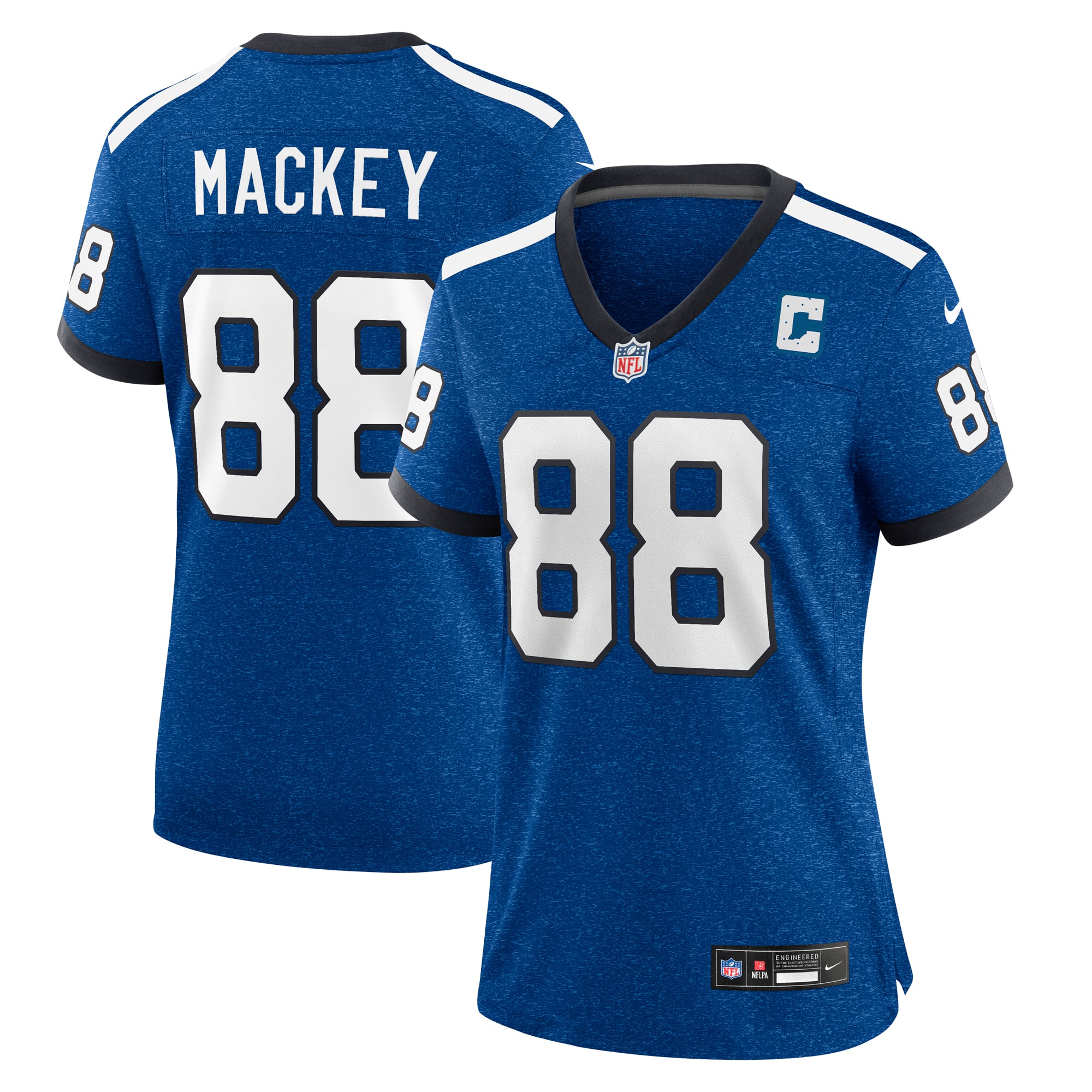 John Mackey Indianapolis Colts Women's Indiana Nights Alternate Game Jersey - Royal - Blue - Image 2