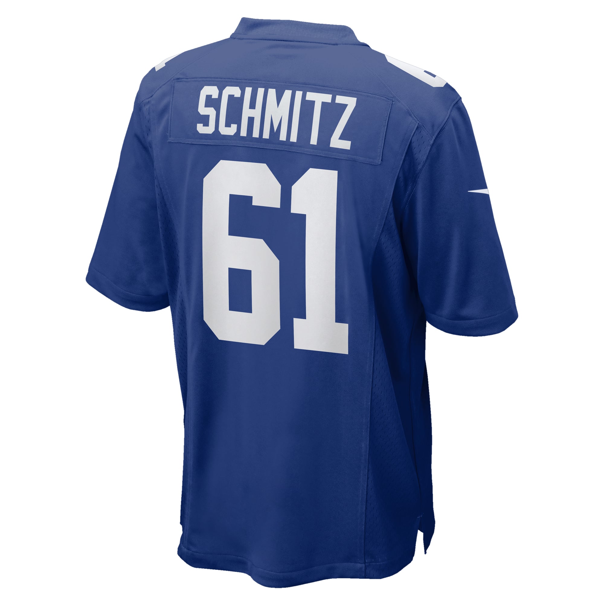 John Michael Schmitz New York Giants Team Game Jersey - Royal - Image 4