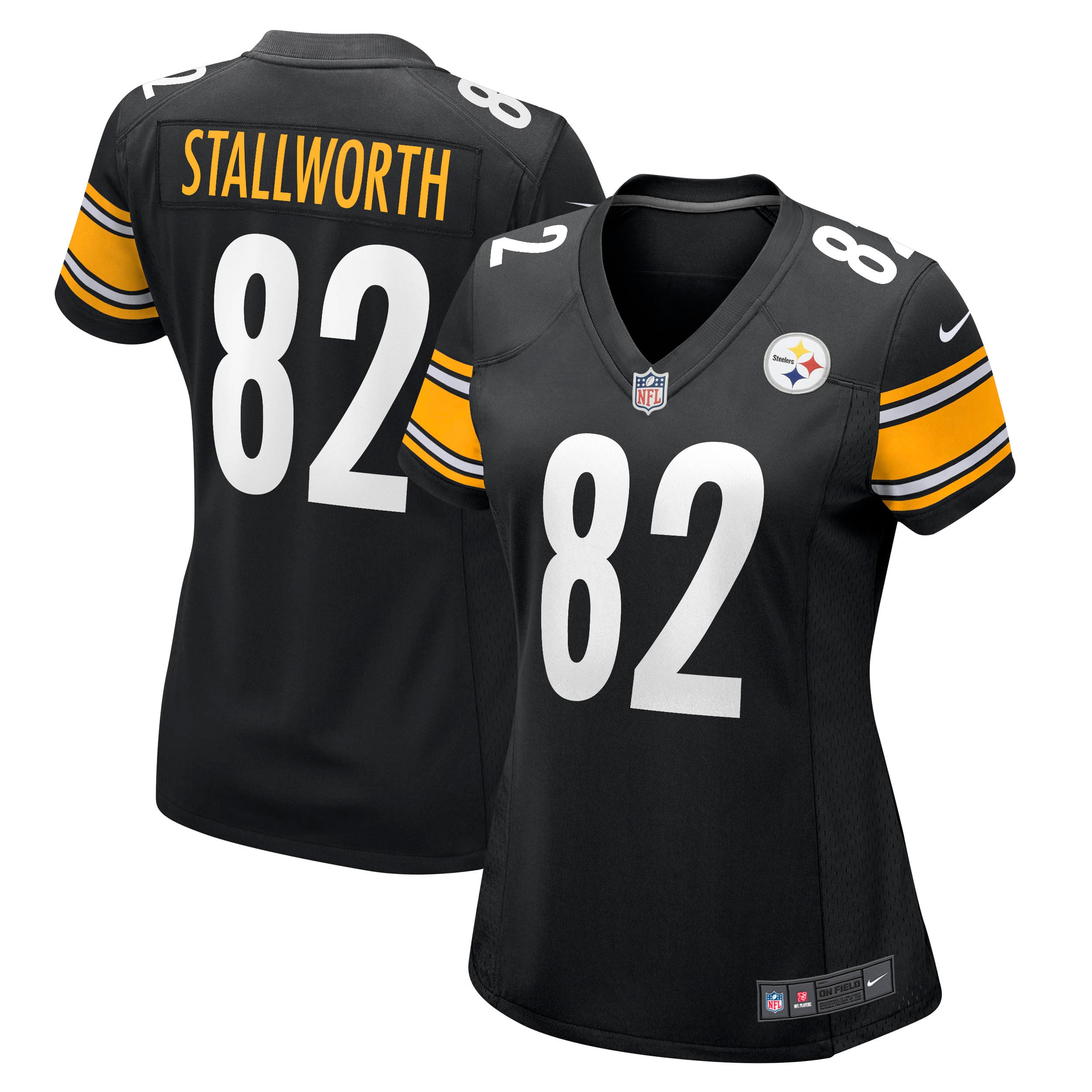 John Stallworth Pittsburgh Steelers Women's Retired Player Jersey - Black - Image 2
