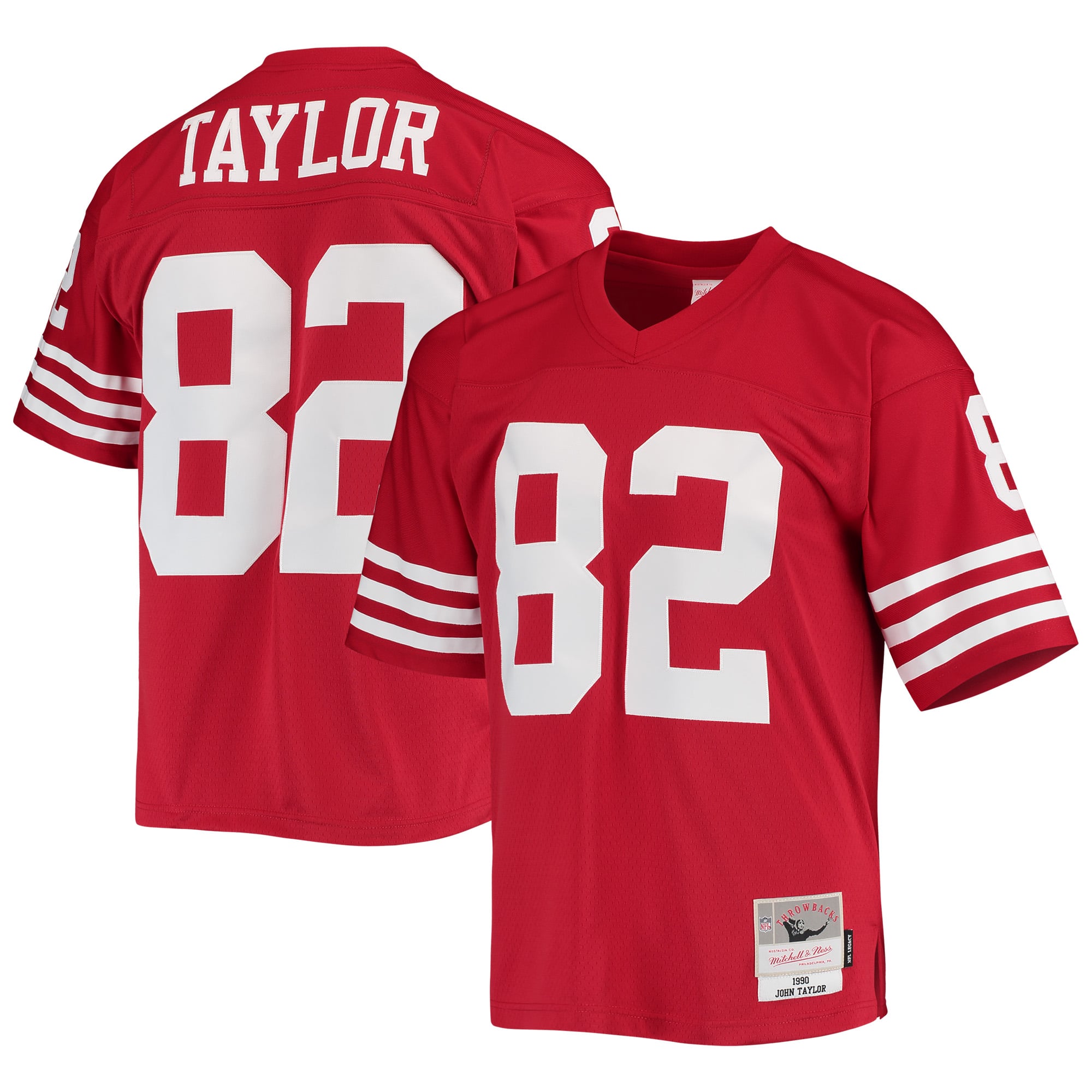 John Taylor San Francisco 49ers Legacy Jersey - Scarlet - Image 2