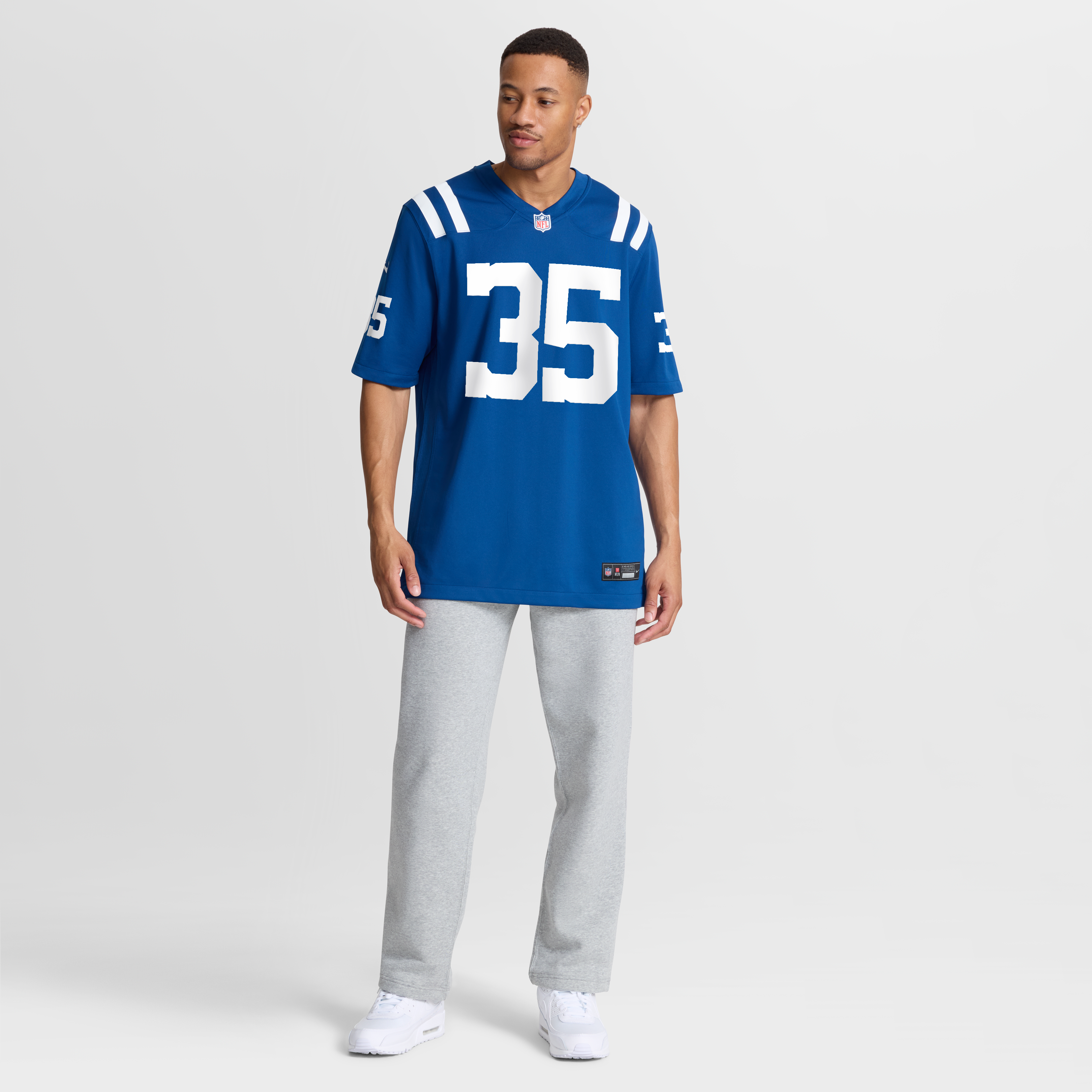 Johnathan Edwards Indianapolis Colts Team Game Jersey - Royal - Image 8