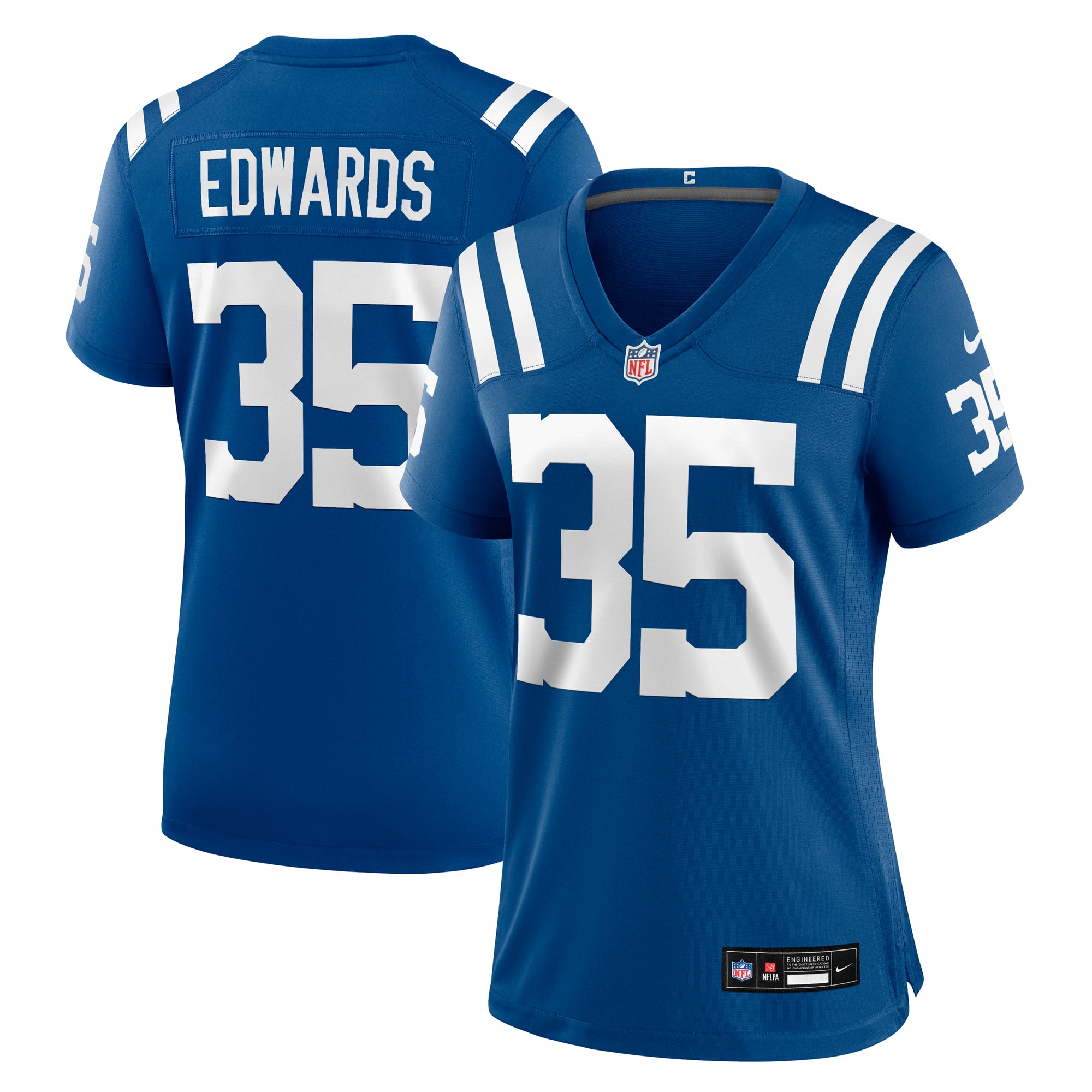 Johnathan Edwards Indianapolis Colts Women's Team Game Jersey - Royal