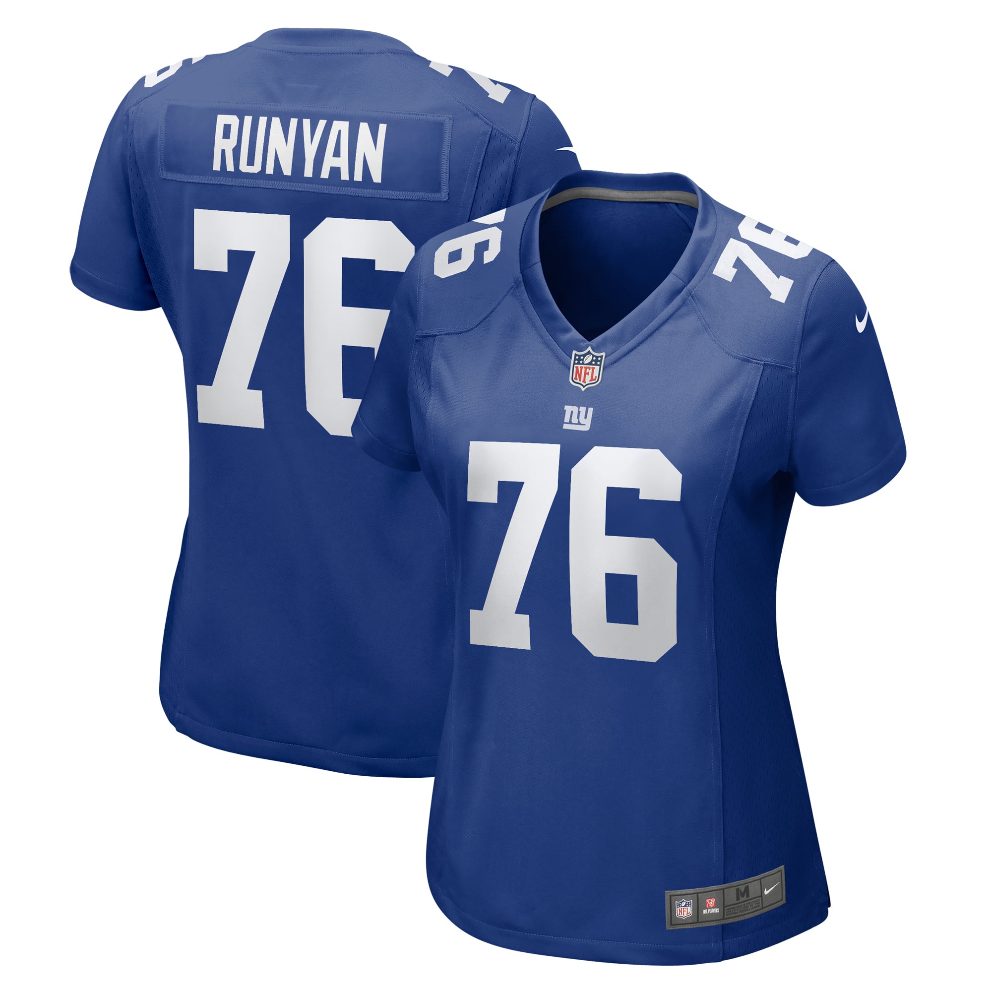 Jon Runyan New York Giants Women's Game Jersey - Royal - Image 2