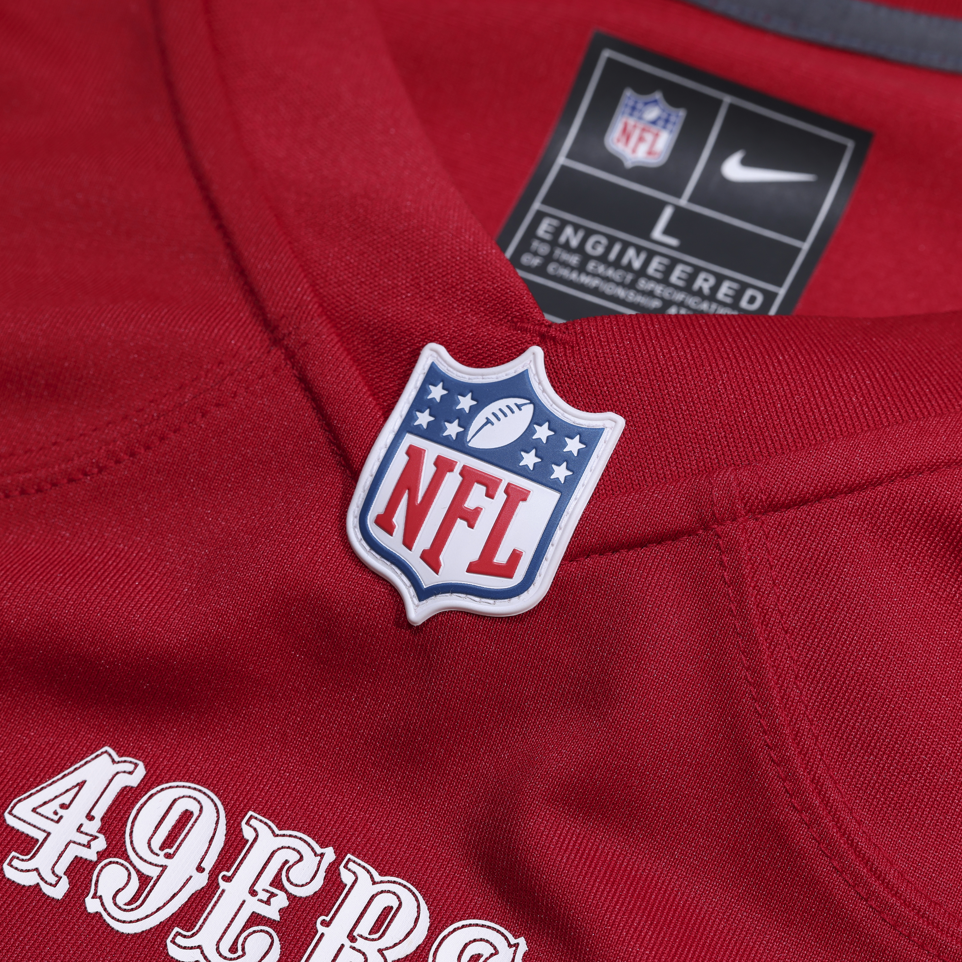 Jon Weeks San Francisco 49ers Team Game Jersey - Scarlet - Image 5