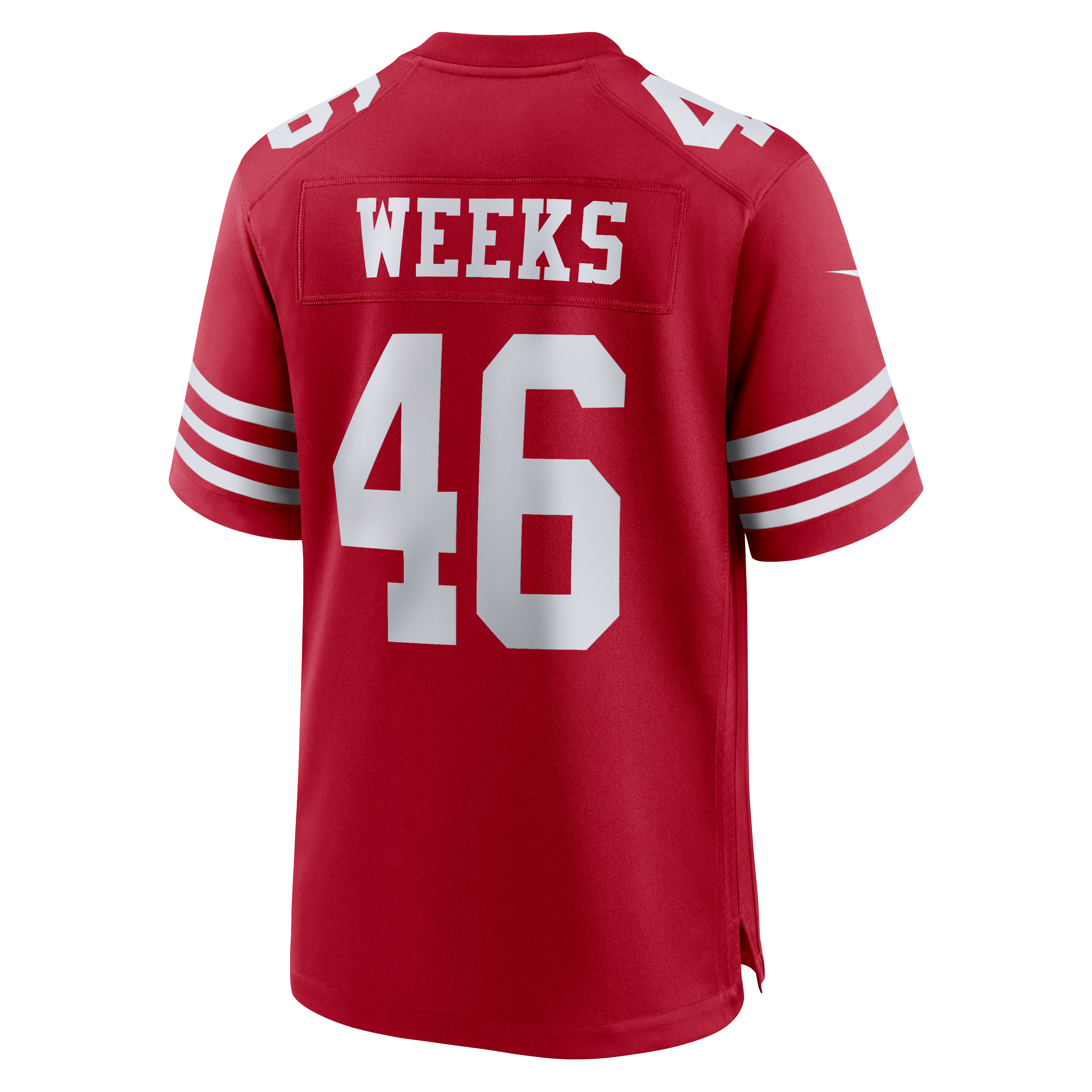 Jon Weeks San Francisco 49ers Team Game Jersey - Scarlet - Image 4