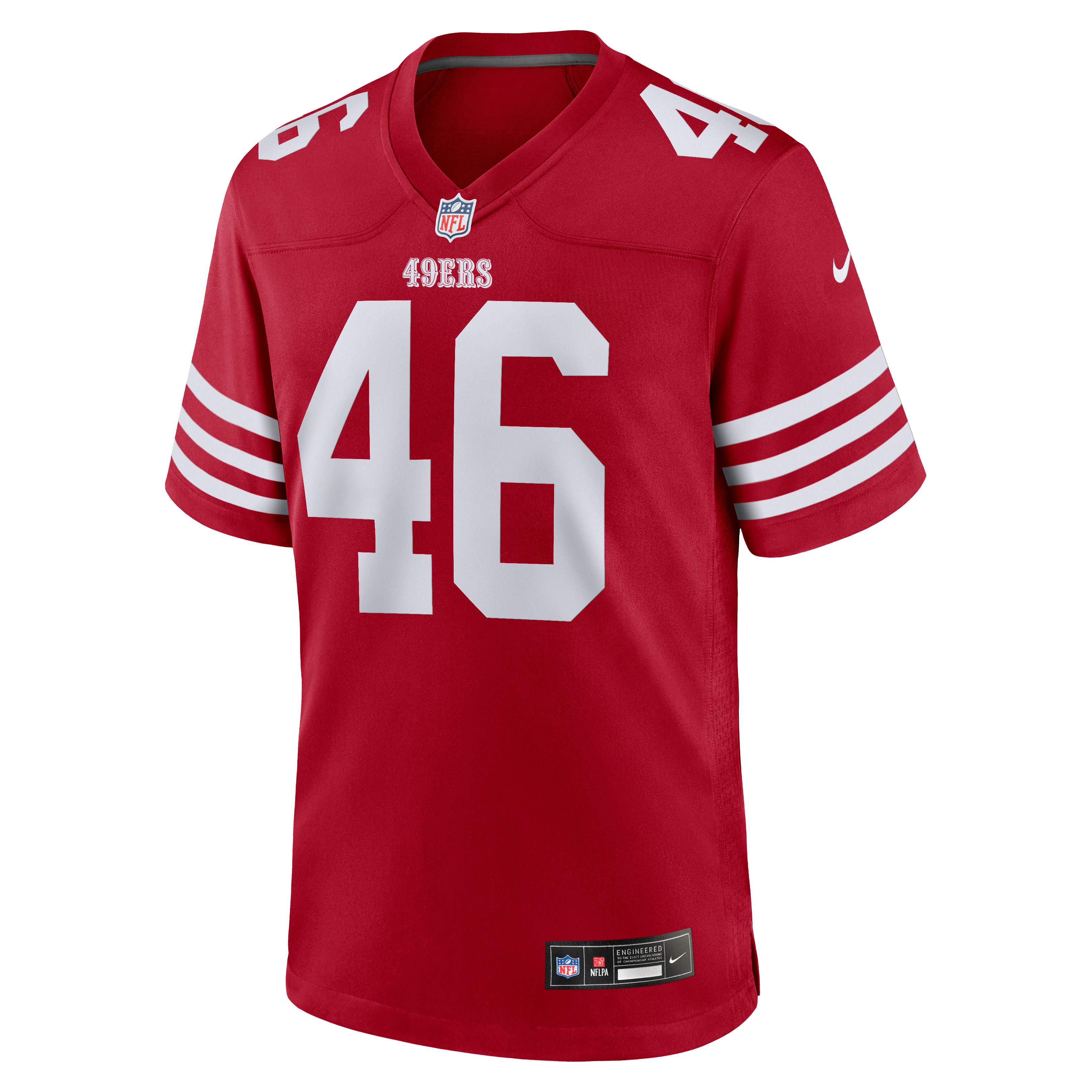 Jon Weeks San Francisco 49ers Team Game Jersey - Scarlet - Image 3