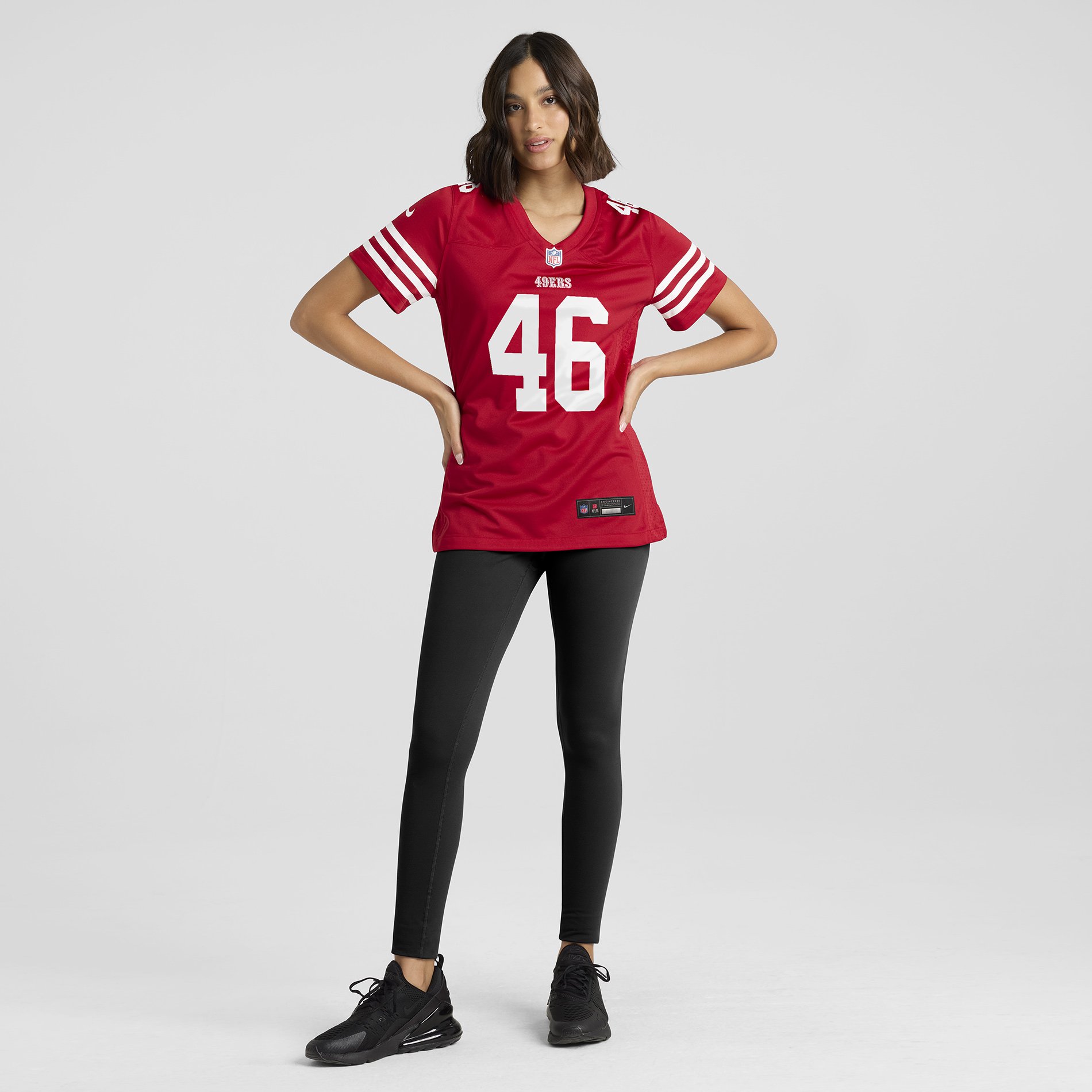 Jon Weeks San Francisco 49ers Women's Team Game Jersey - Scarlet - Image 5