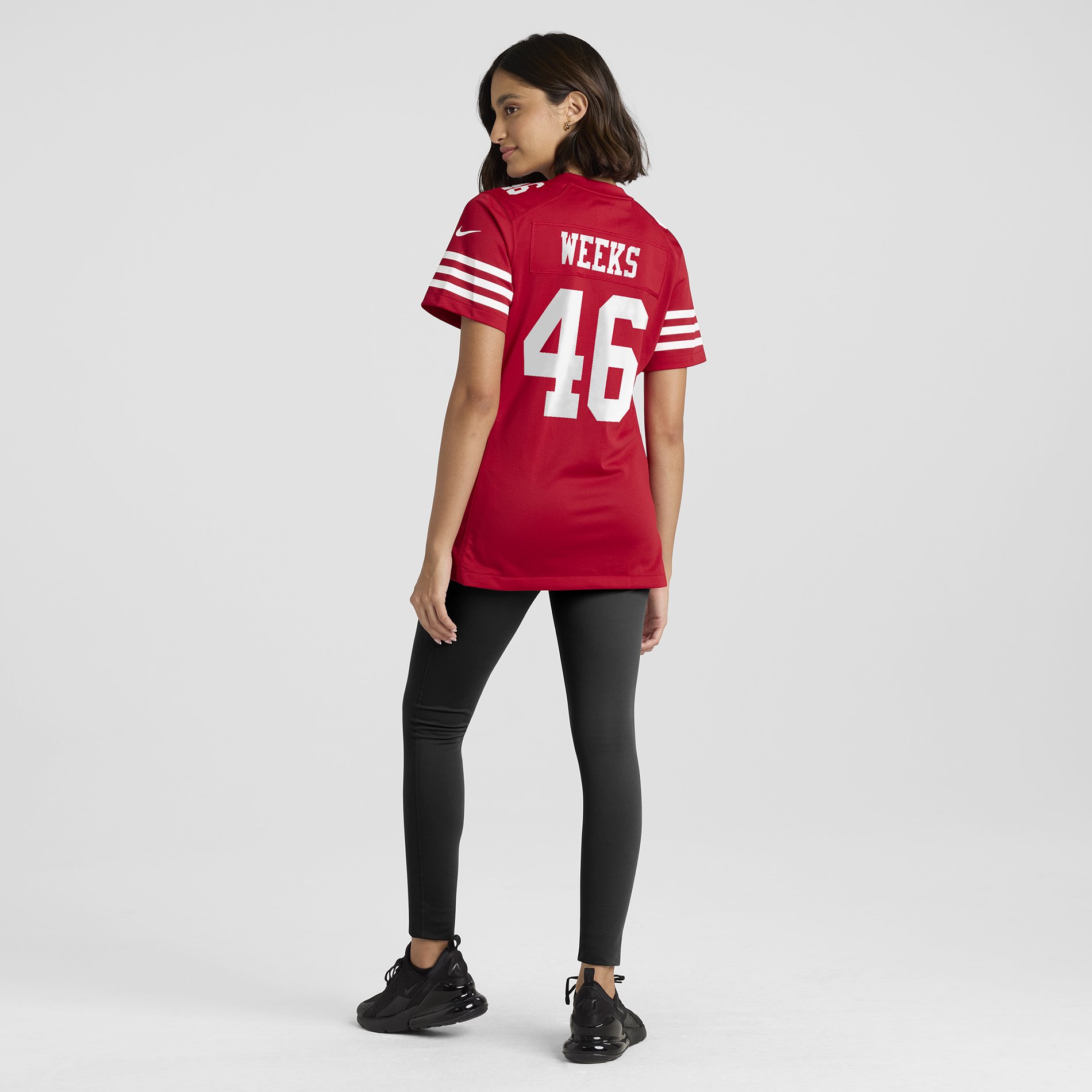 Jon Weeks San Francisco 49ers Women's Team Game Jersey - Scarlet - Image 6