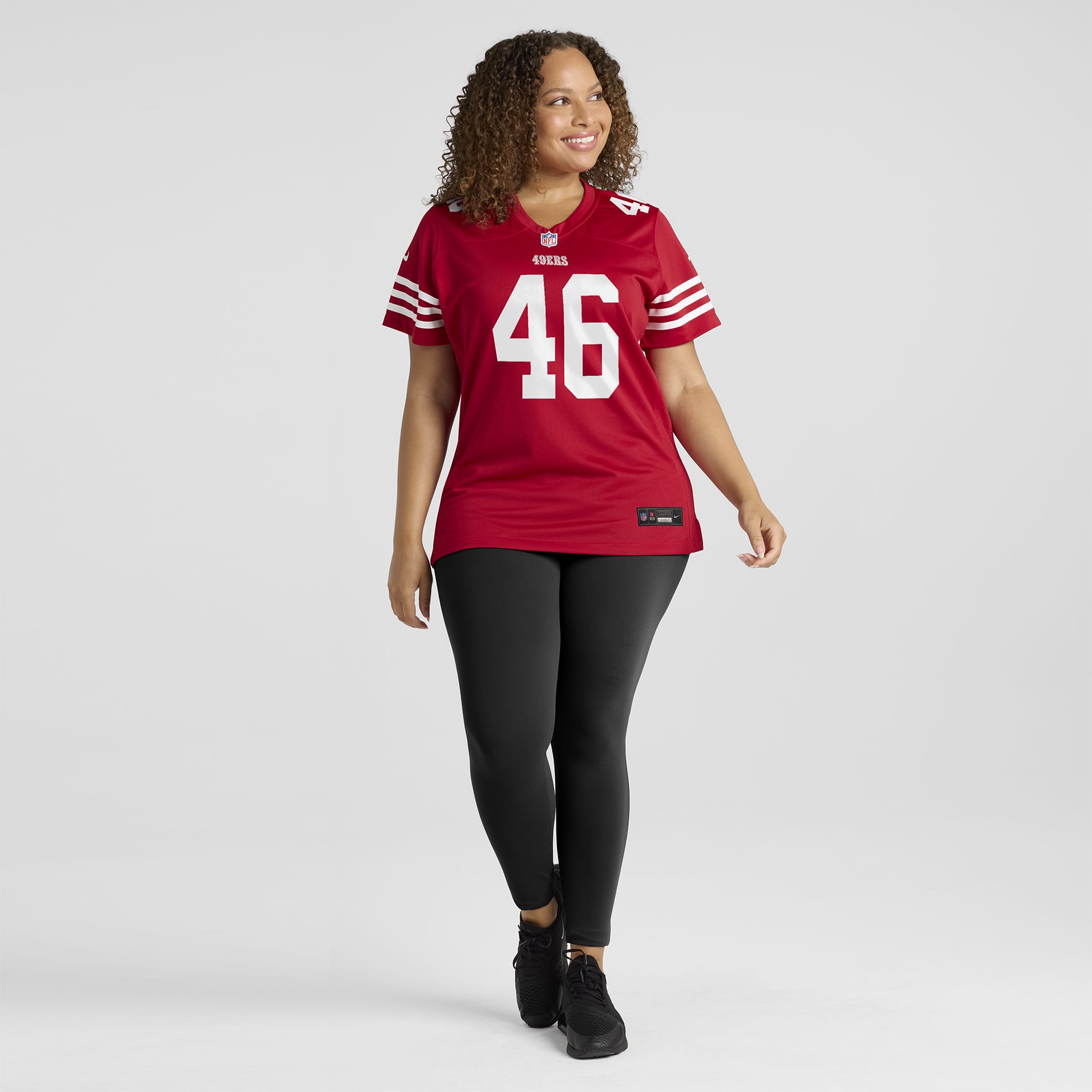 Jon Weeks San Francisco 49ers Women's Team Game Jersey - Scarlet - Image 7