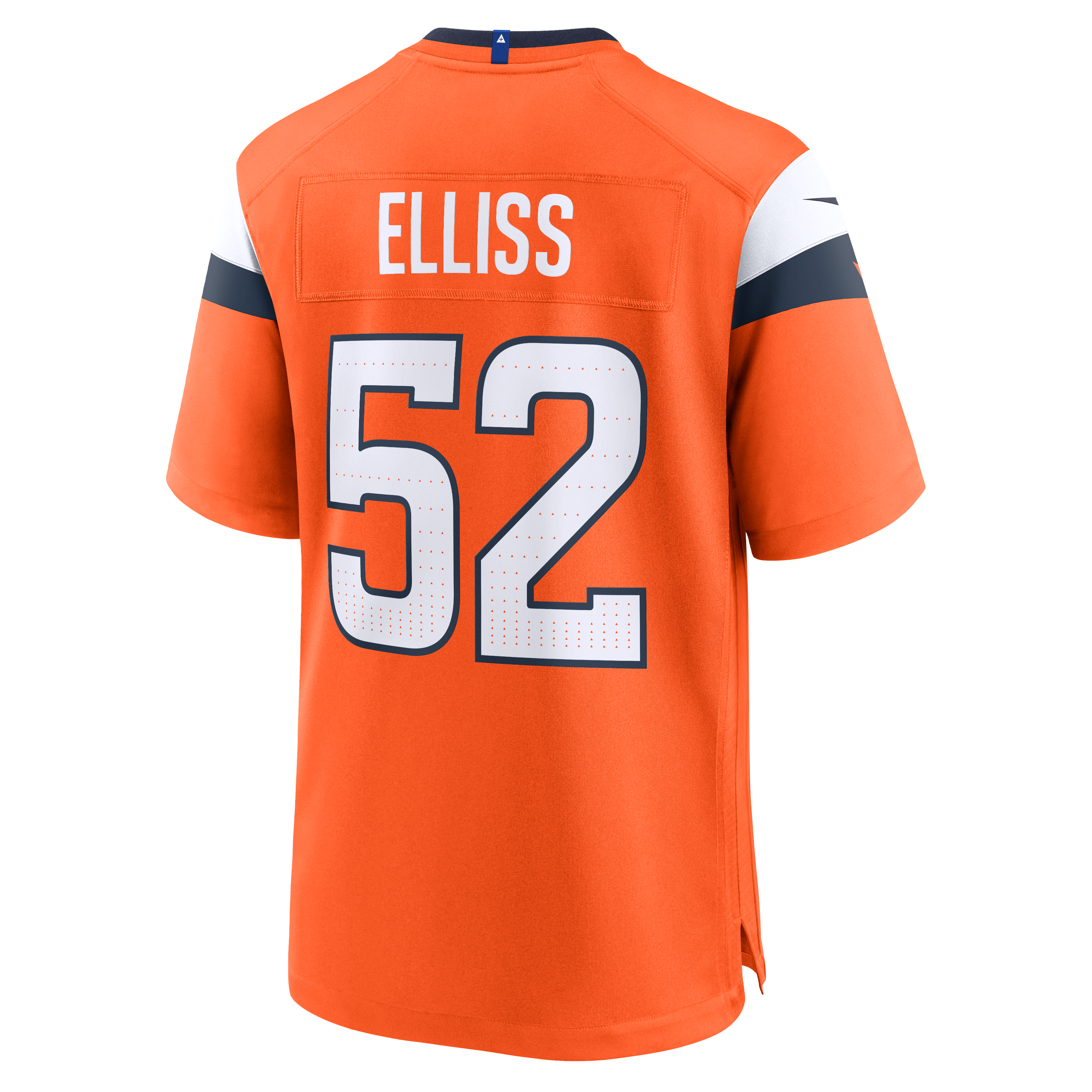 Jonah Elliss Denver Broncos Team Game Jersey - Orange - Image 4