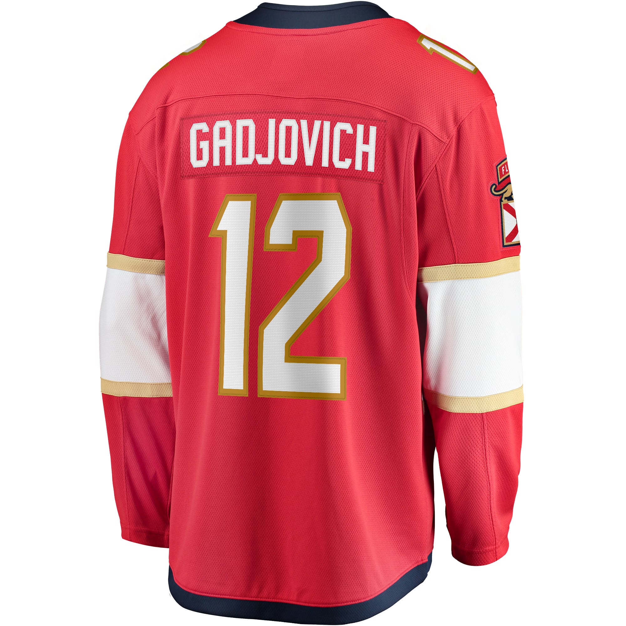 Jonah Gadjovich Florida Panthers Premier Breakaway Player Jersey - Red - Image 4