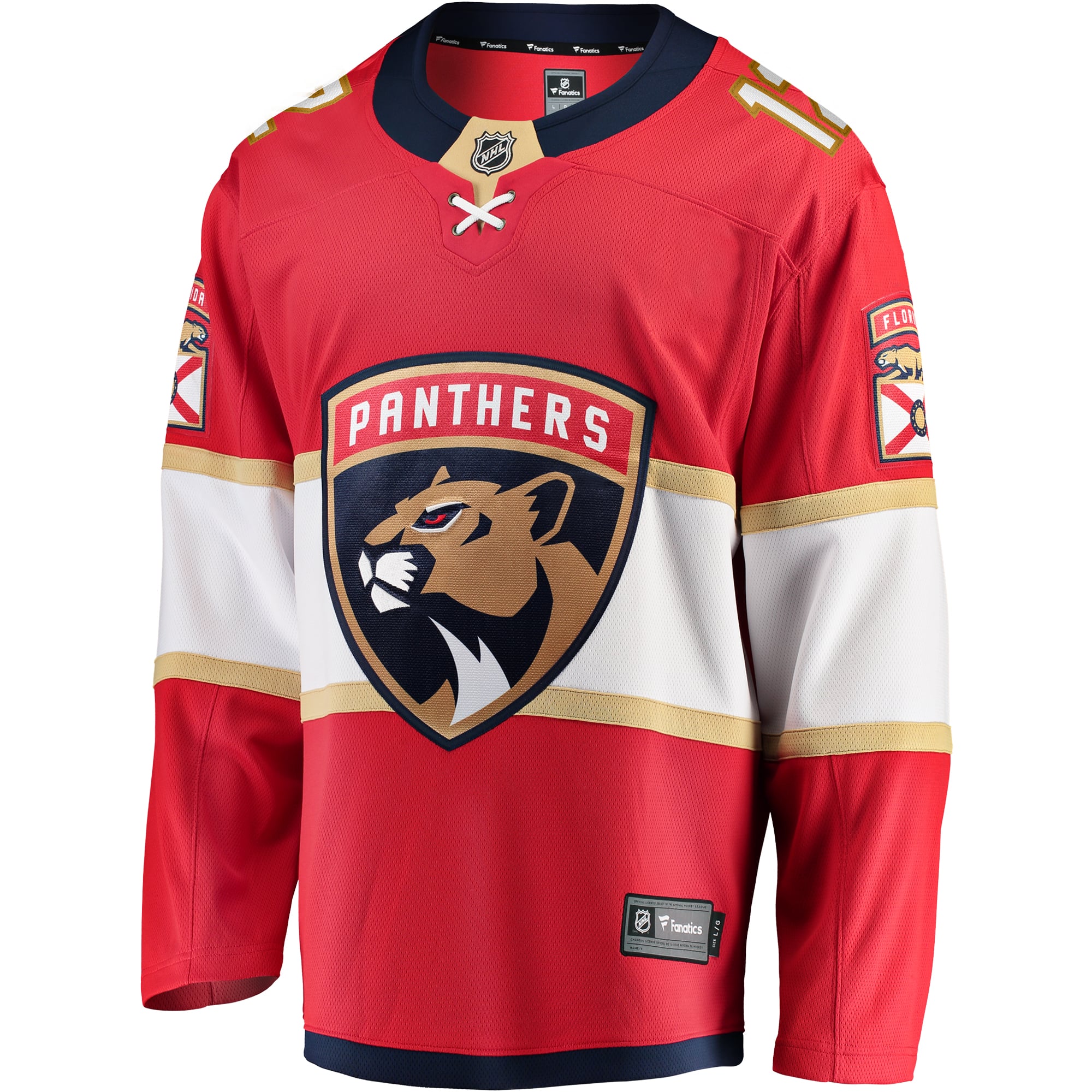 Jonah Gadjovich Florida Panthers Premier Breakaway Player Jersey - Red - Image 3