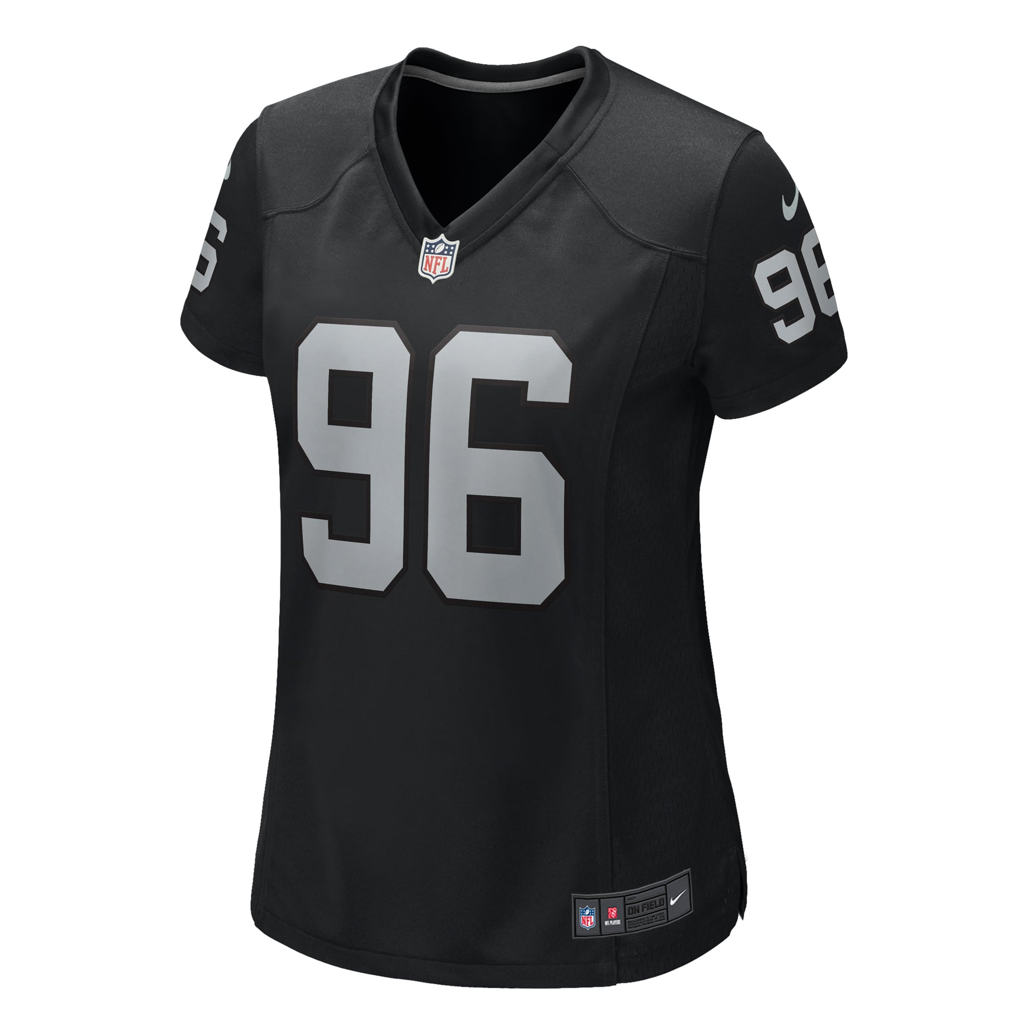 Jonah Laulu Las Vegas Raiders Women's Game Jersey - Black - Image 3