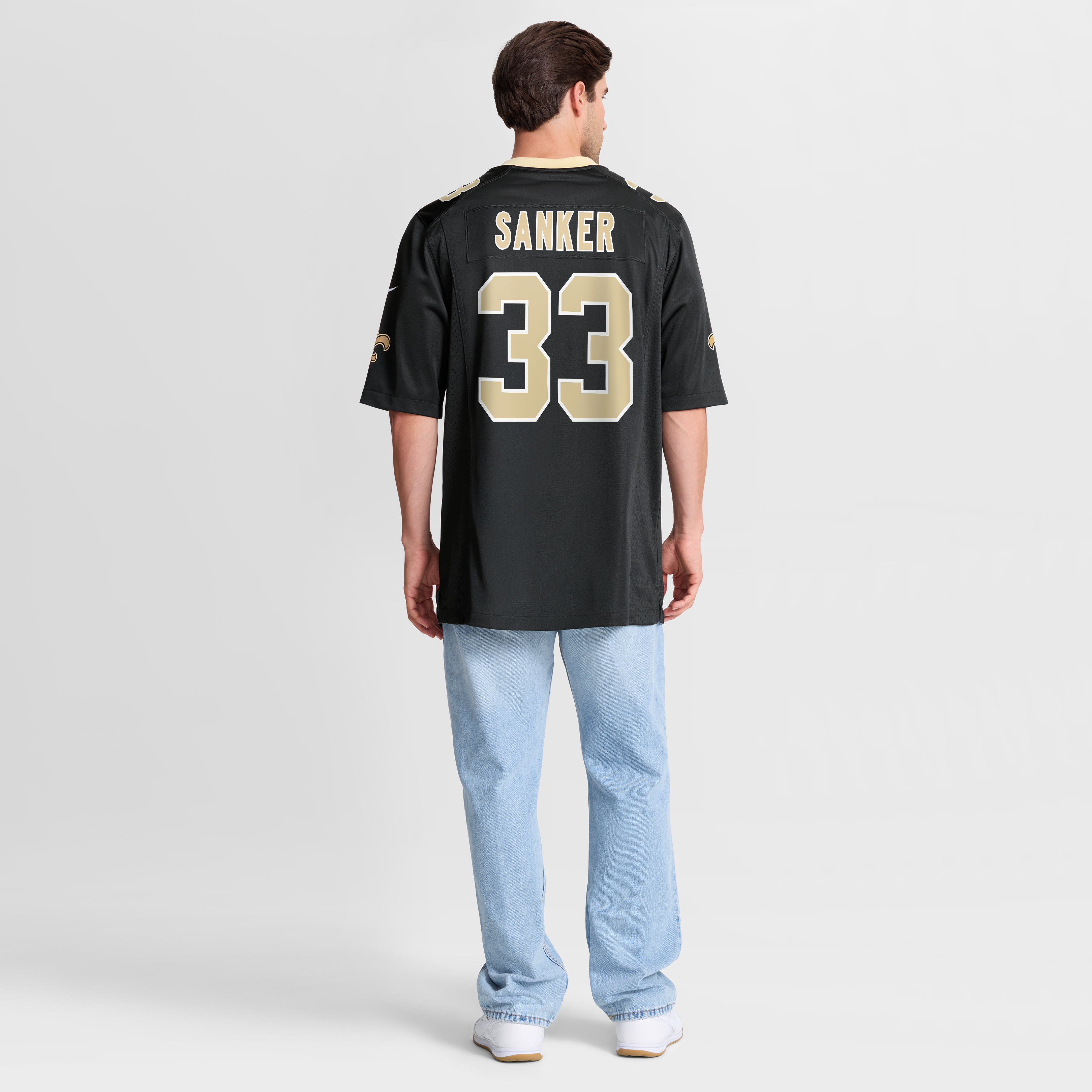 Jonas Sanker New Orleans Saints Team Game Jersey - Black - Image 9