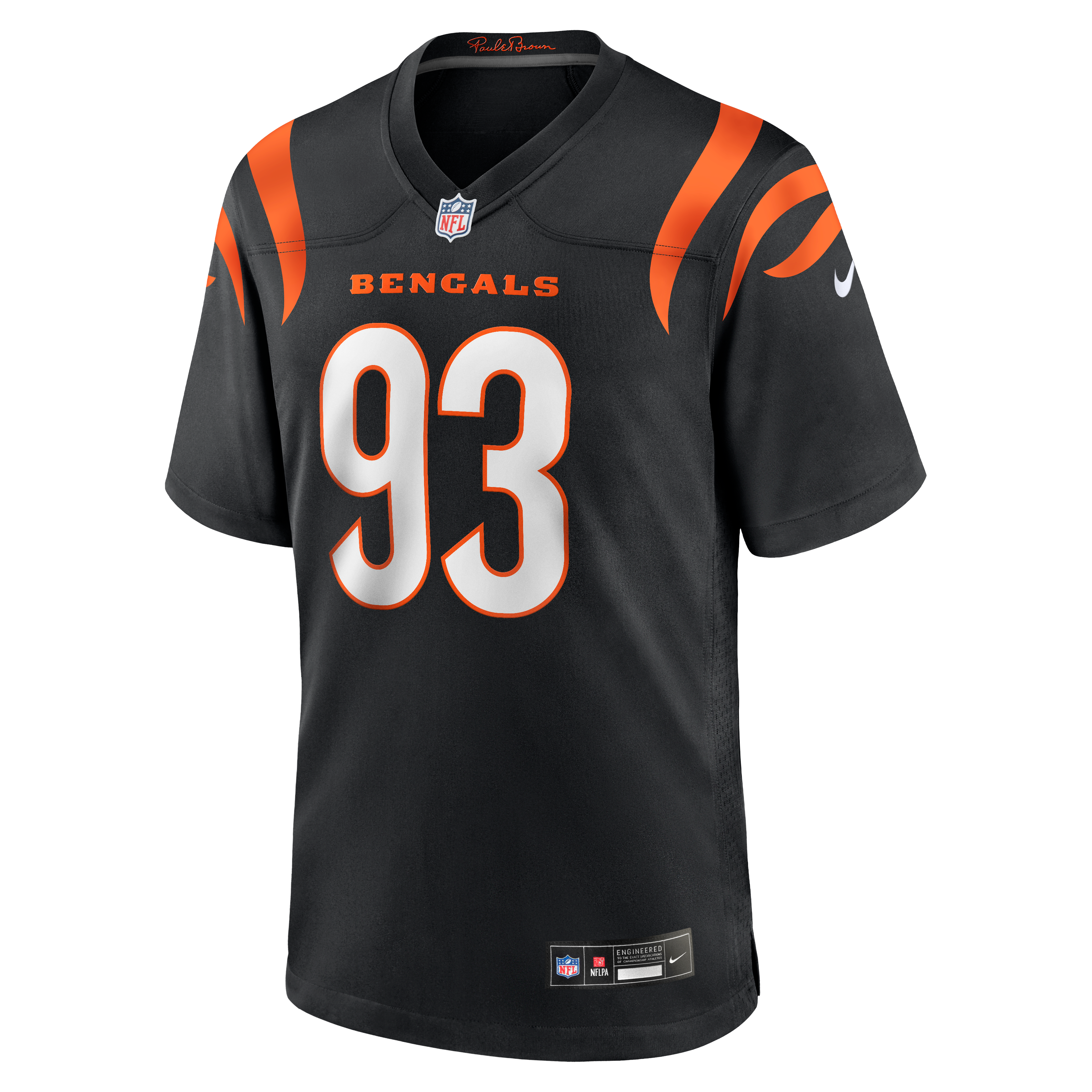 Jonathan Allen Cincinnati Bengals Team Game Jersey - Black - Image 3