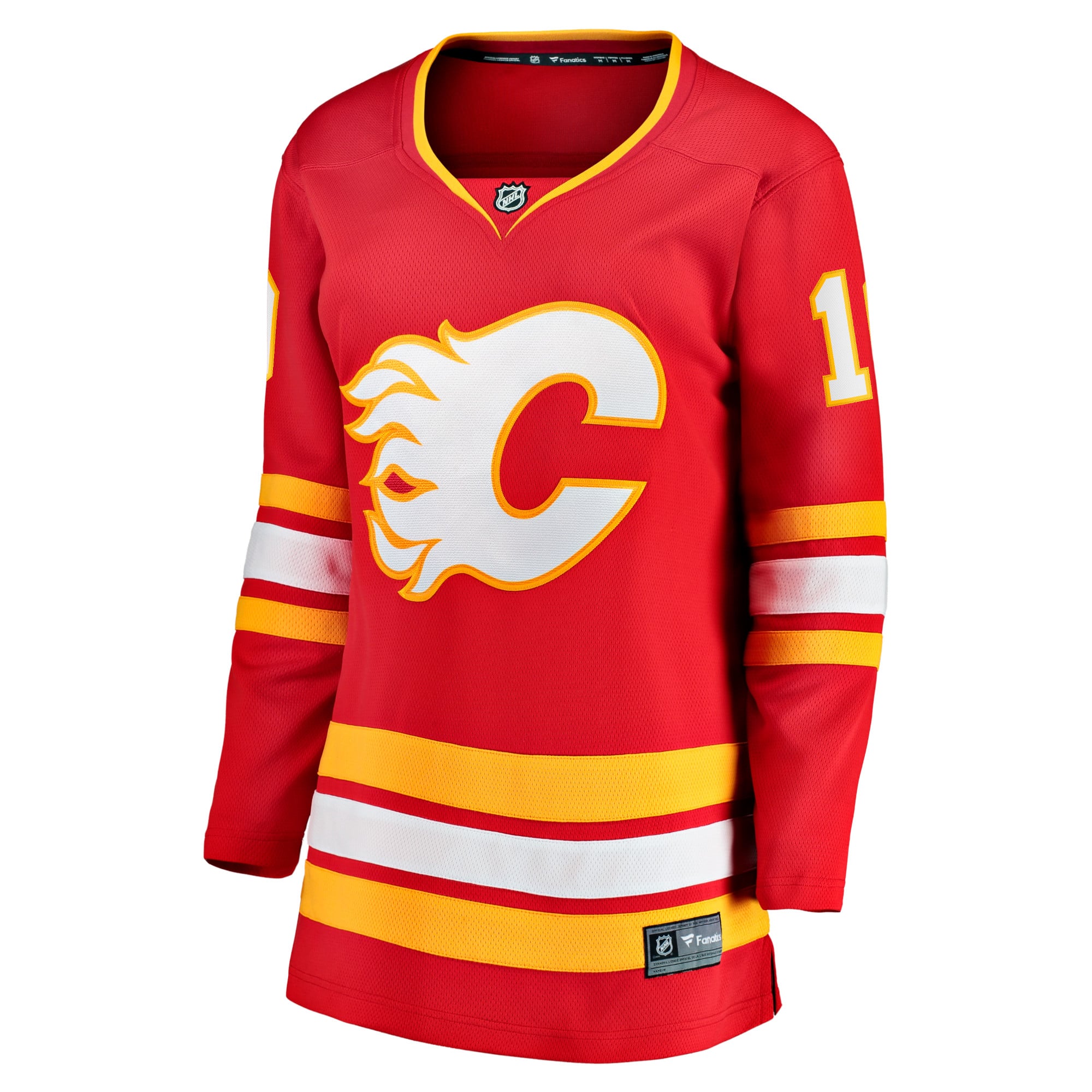 Jonathan Huberdeau Calgary Flames Women's Home Breakaway Player Jersey - Red - Image 3