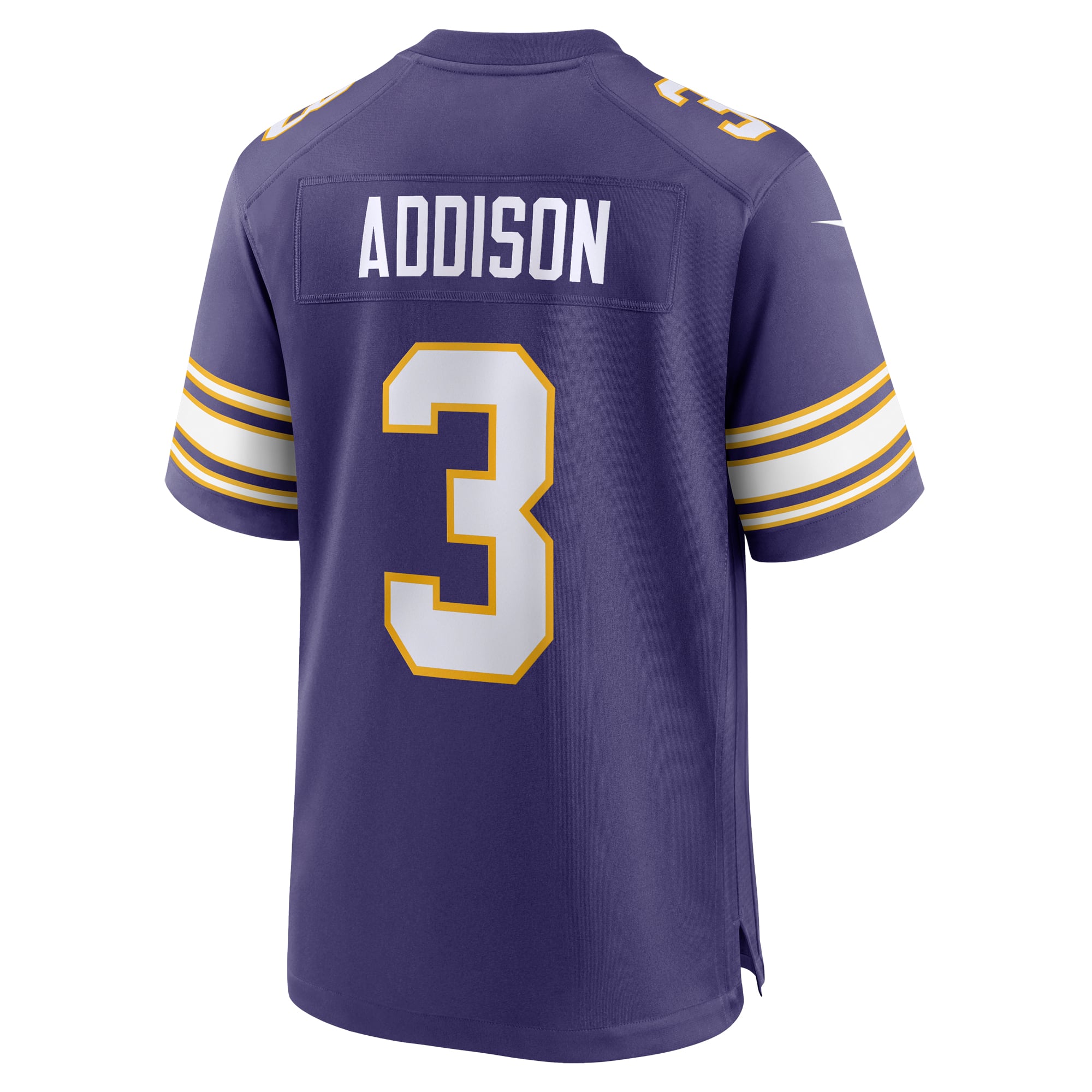 Jordan Addison Minnesota Vikings Alternate Game Jersey - Purple - Image 4