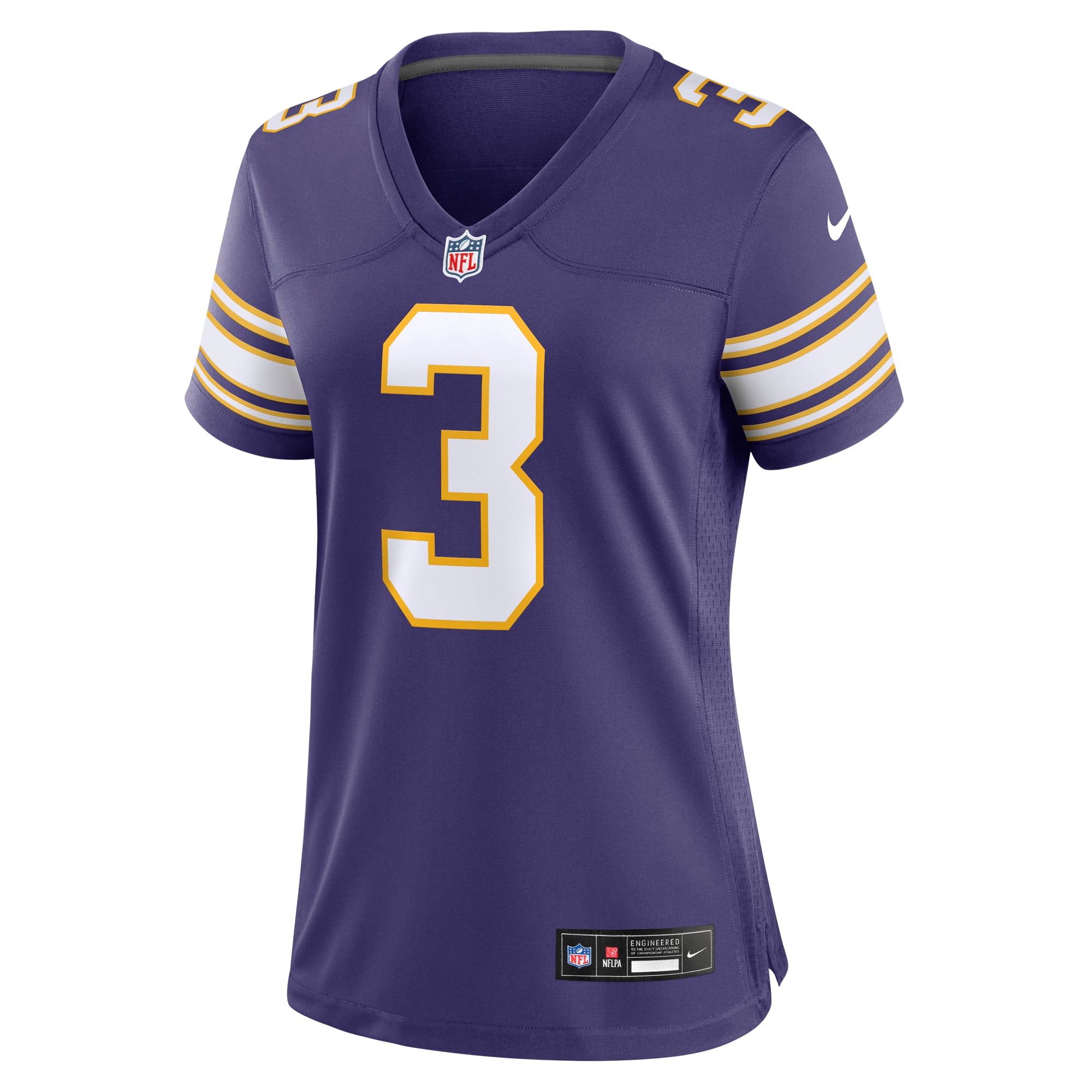 Jordan Addison Minnesota Vikings Women's Alternate Game Jersey - Purple - Image 3