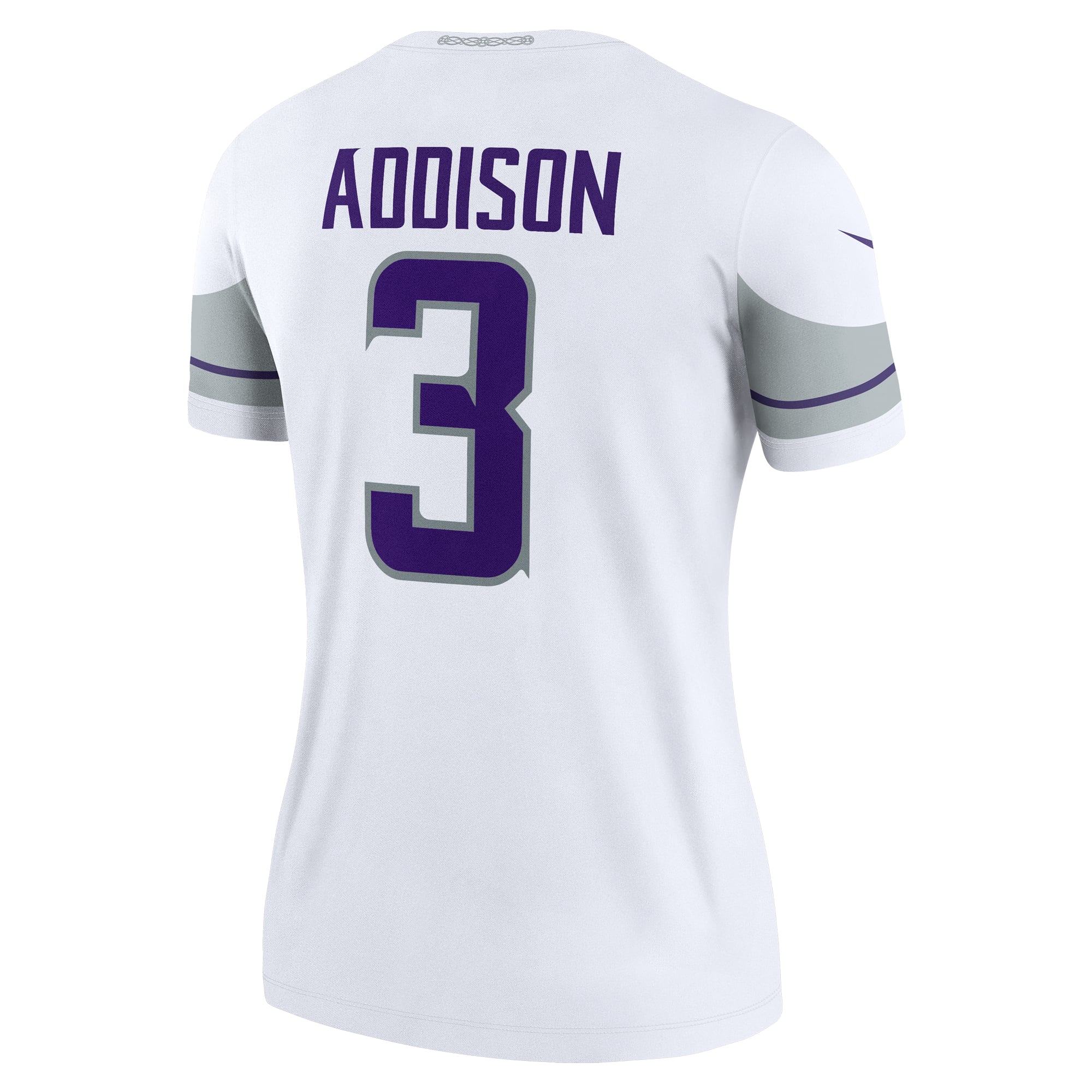 Jordan Addison Minnesota Vikings Women's Alternate Legend Player Performance Top - White - Image 4