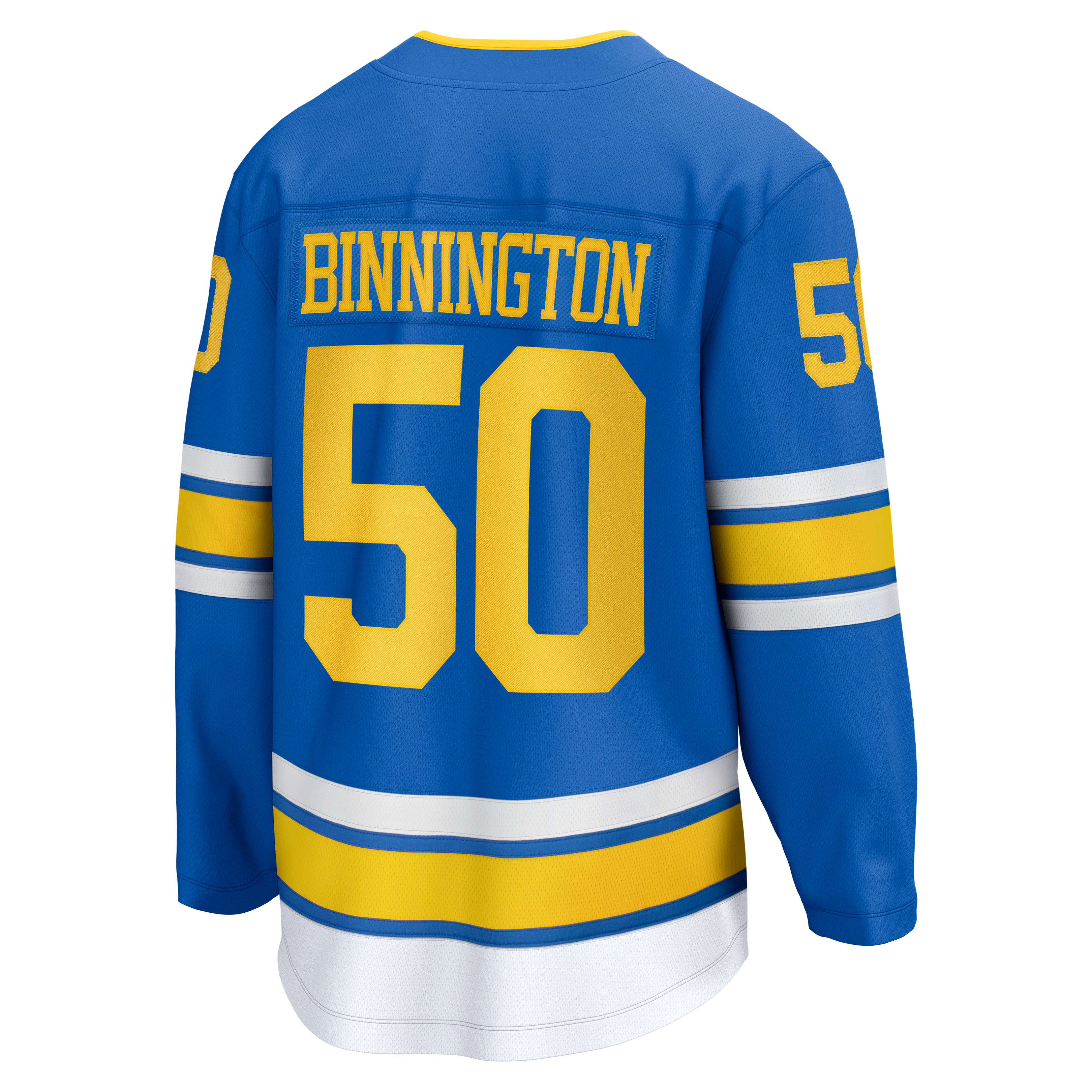 Jordan Binnington St. Louis Blues Home Breakaway Jersey - Blue - Image 3